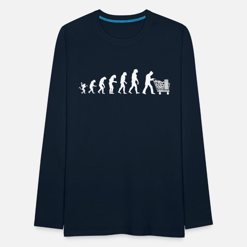 Evolution of man parody : just a consumer !