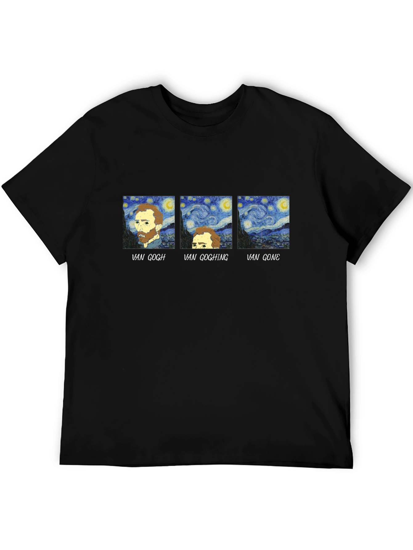 Van Gogh Funny T-Shirt - Starry Night Parody