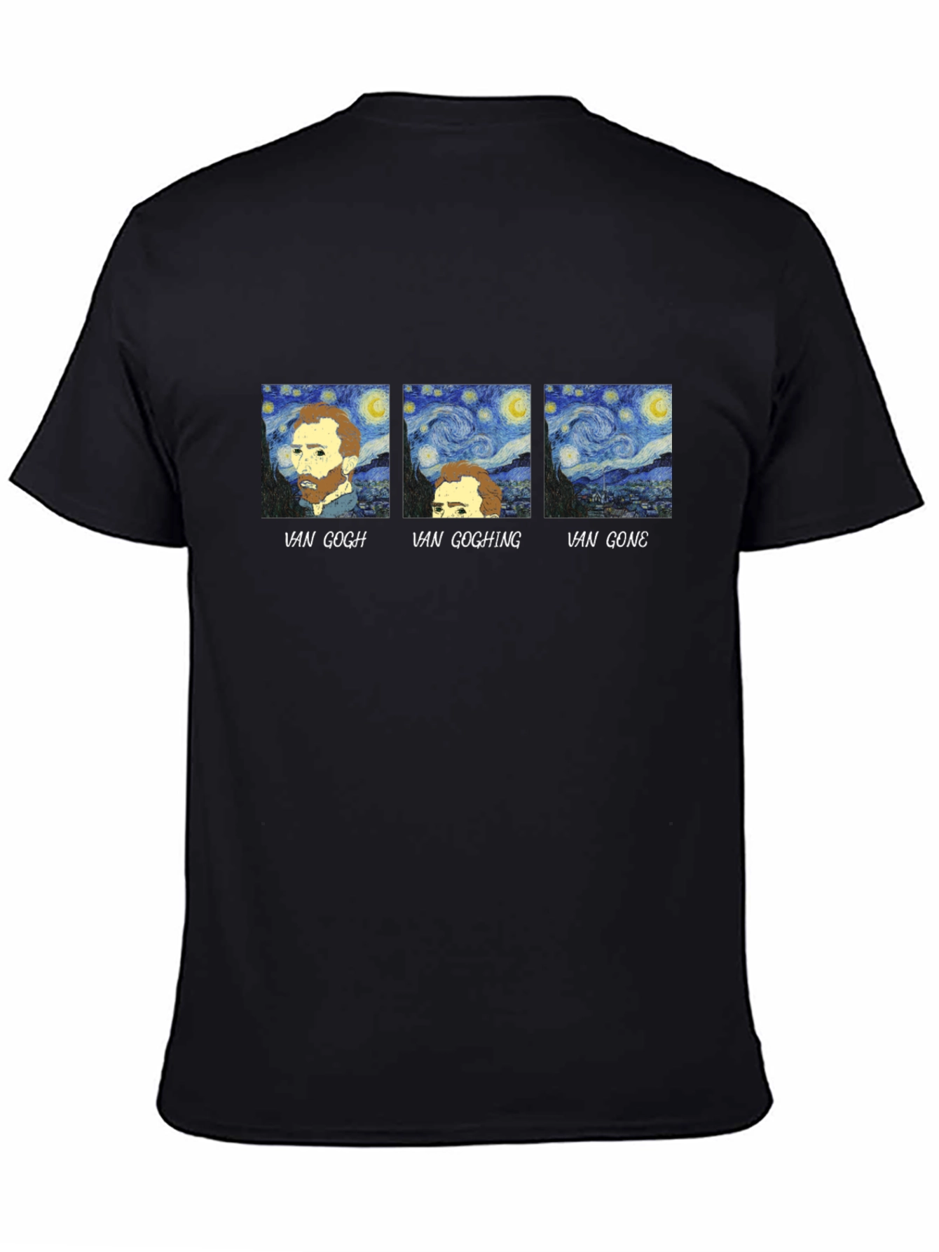 Van Gogh Funny T-Shirt - Starry Night Parody