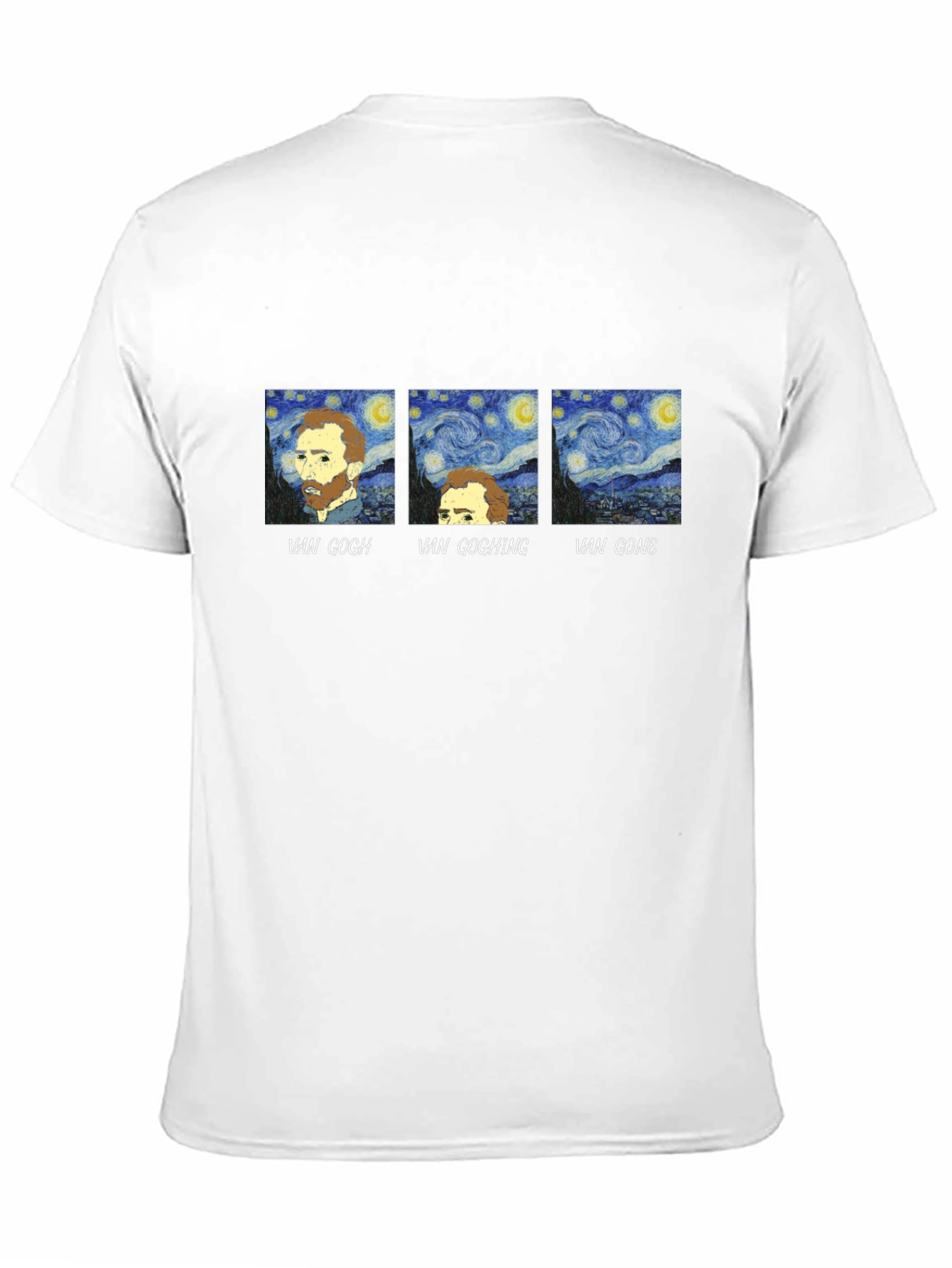 Van Gogh Funny T-Shirt - Starry Night Parody