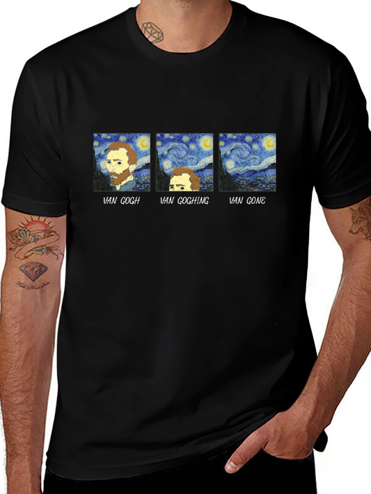Van Gogh Funny T-Shirt - Starry Night Parody