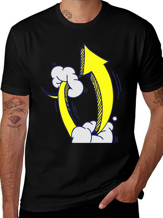 Arrow Graphic Black T-Shirt