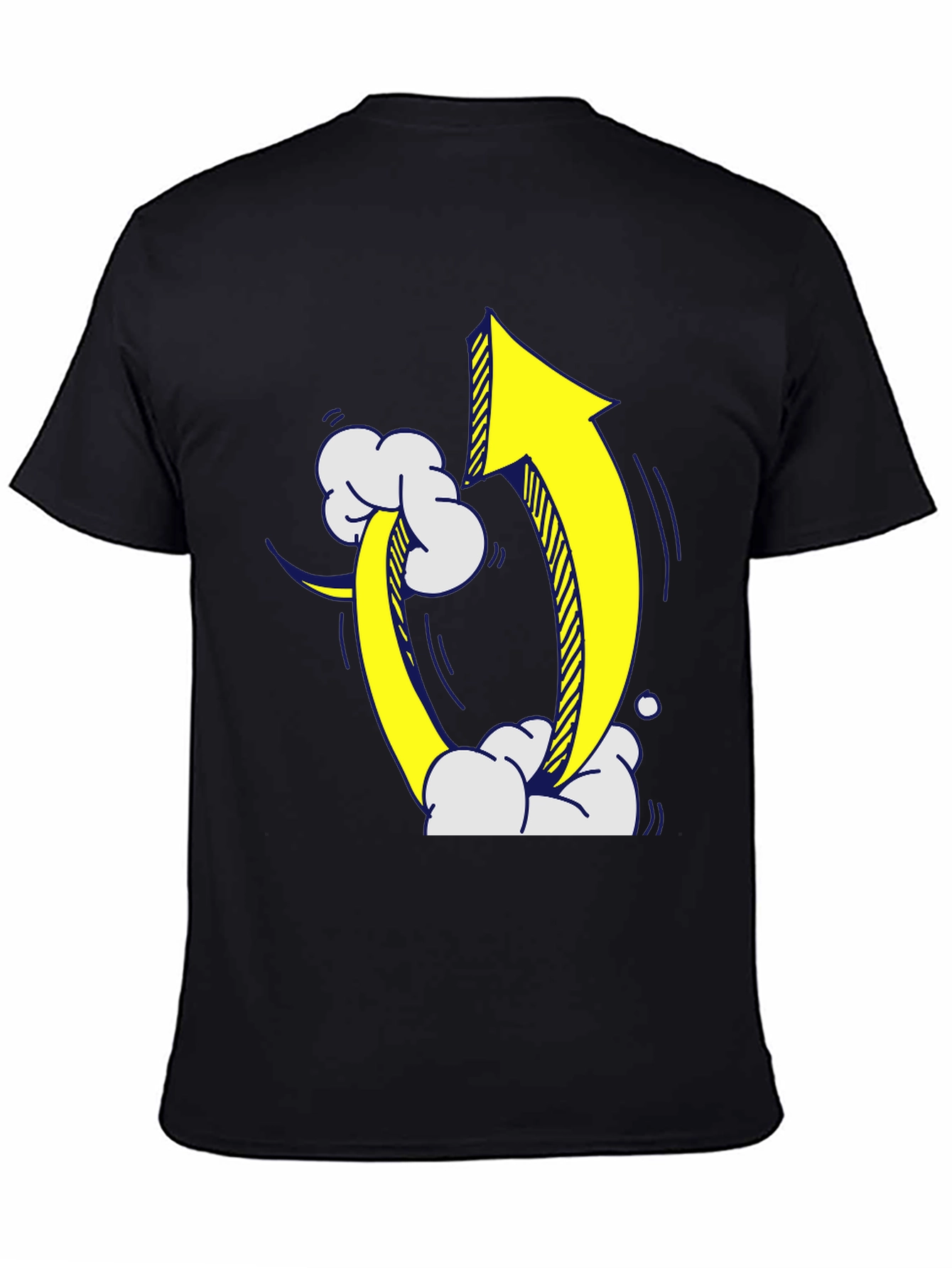 Arrow Graphic Black T-Shirt