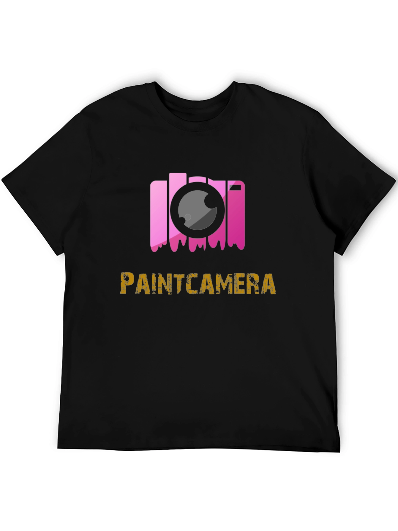 Paint Camera Black Tee