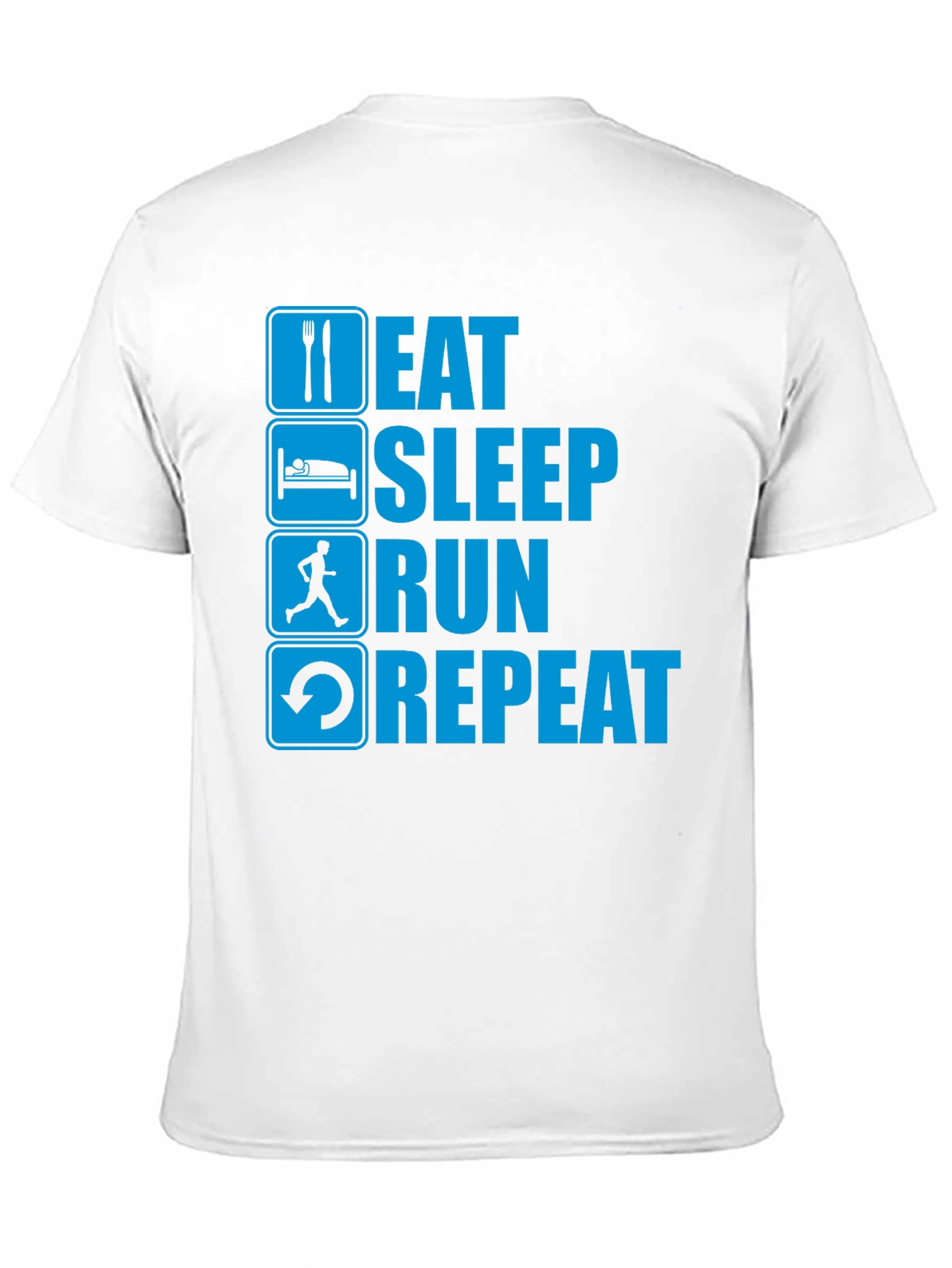 Eat Sleep Run Repeat Graphic T-Shirt
