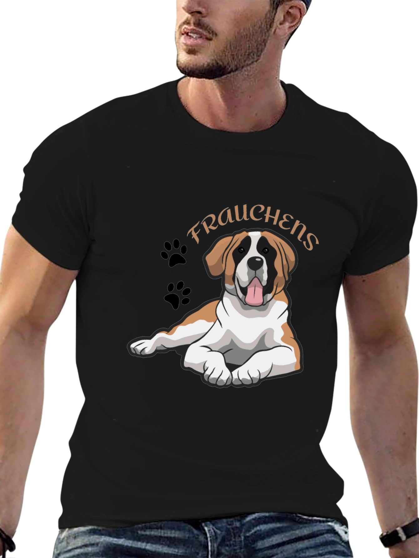 Frauchens Dog T-Shirt Cute Pet Lover Tee
