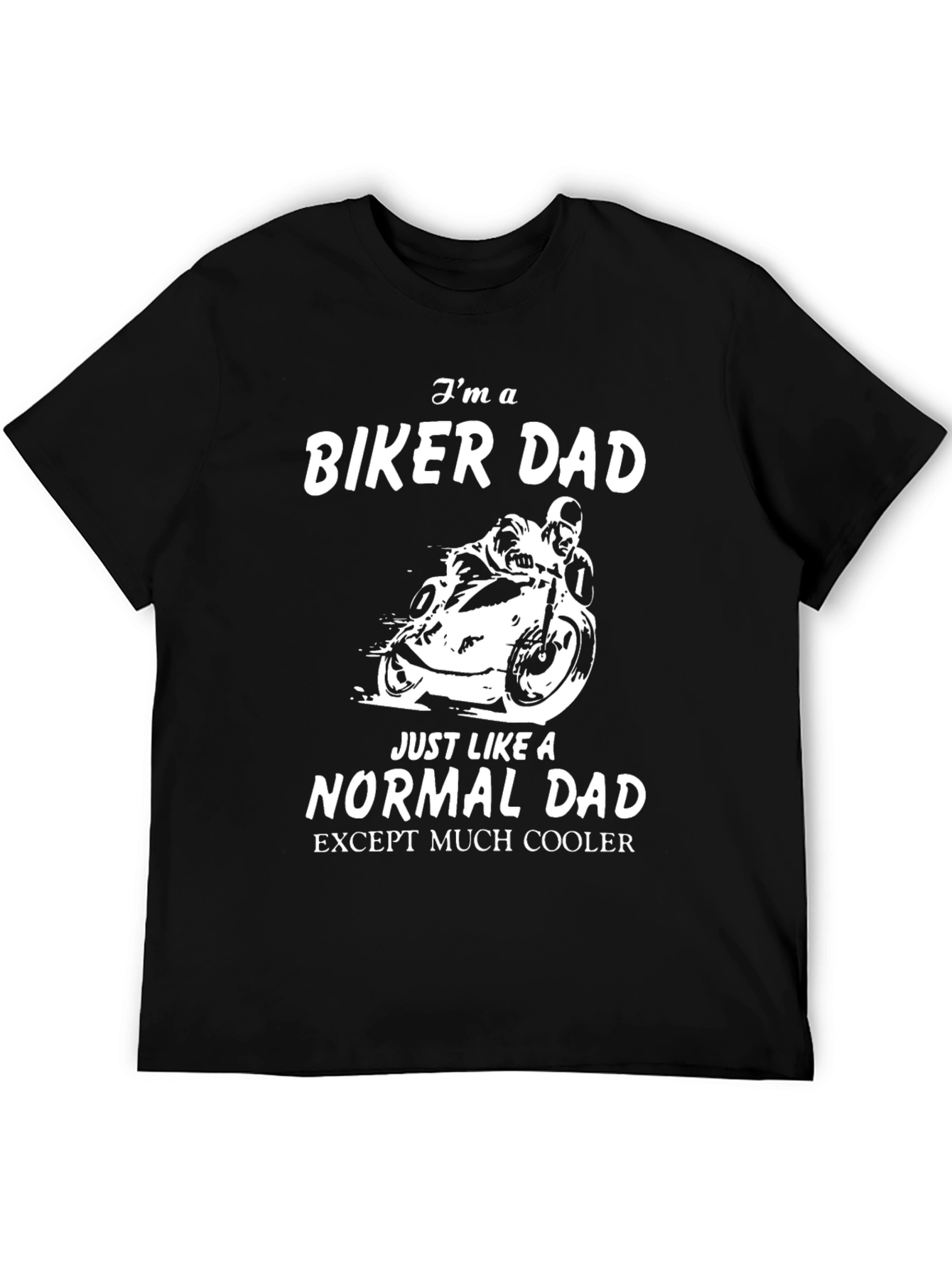 Biker Dad T-Shirt - Motorcycle Lover Tee