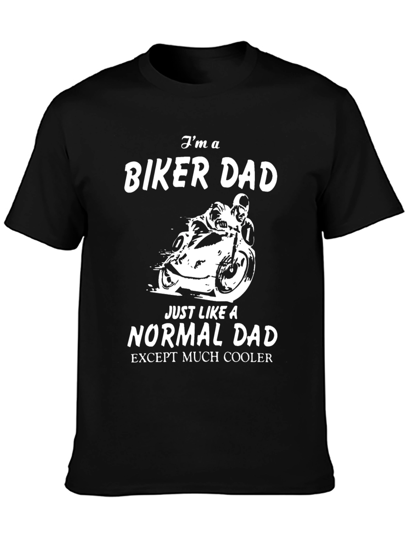 Biker Dad T-Shirt - Motorcycle Lover Tee