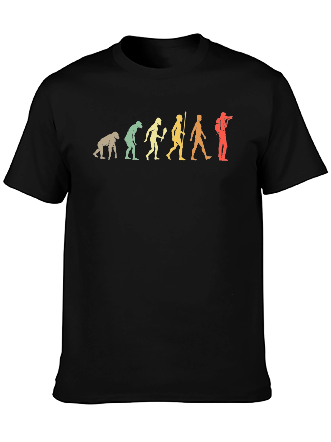 Evolution of Photography Black T-Shirt