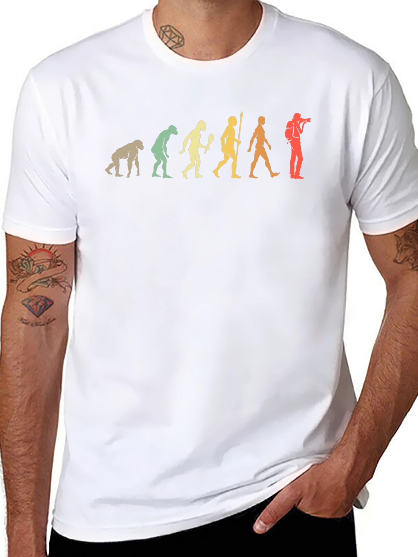 Evolution of Photography Black T-Shirt