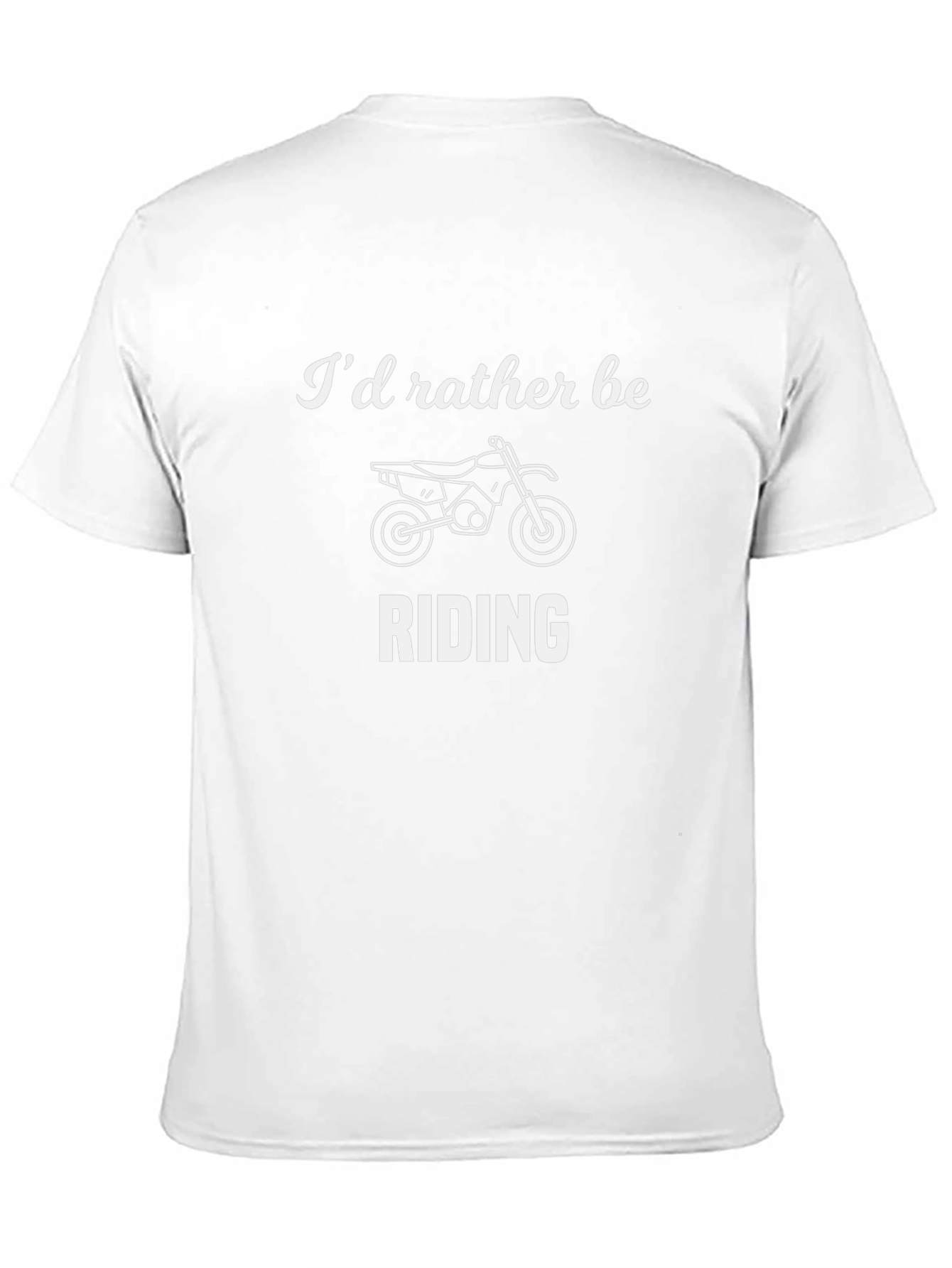 Id Rather Be Riding Dirt Bike T-Shirt