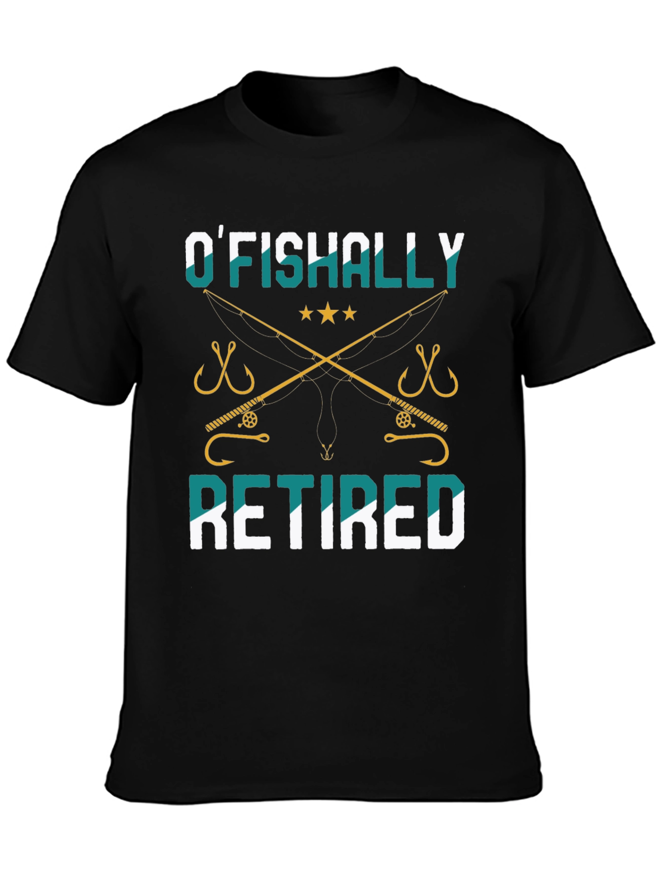 OFishally Retired Fishing T-Shirt