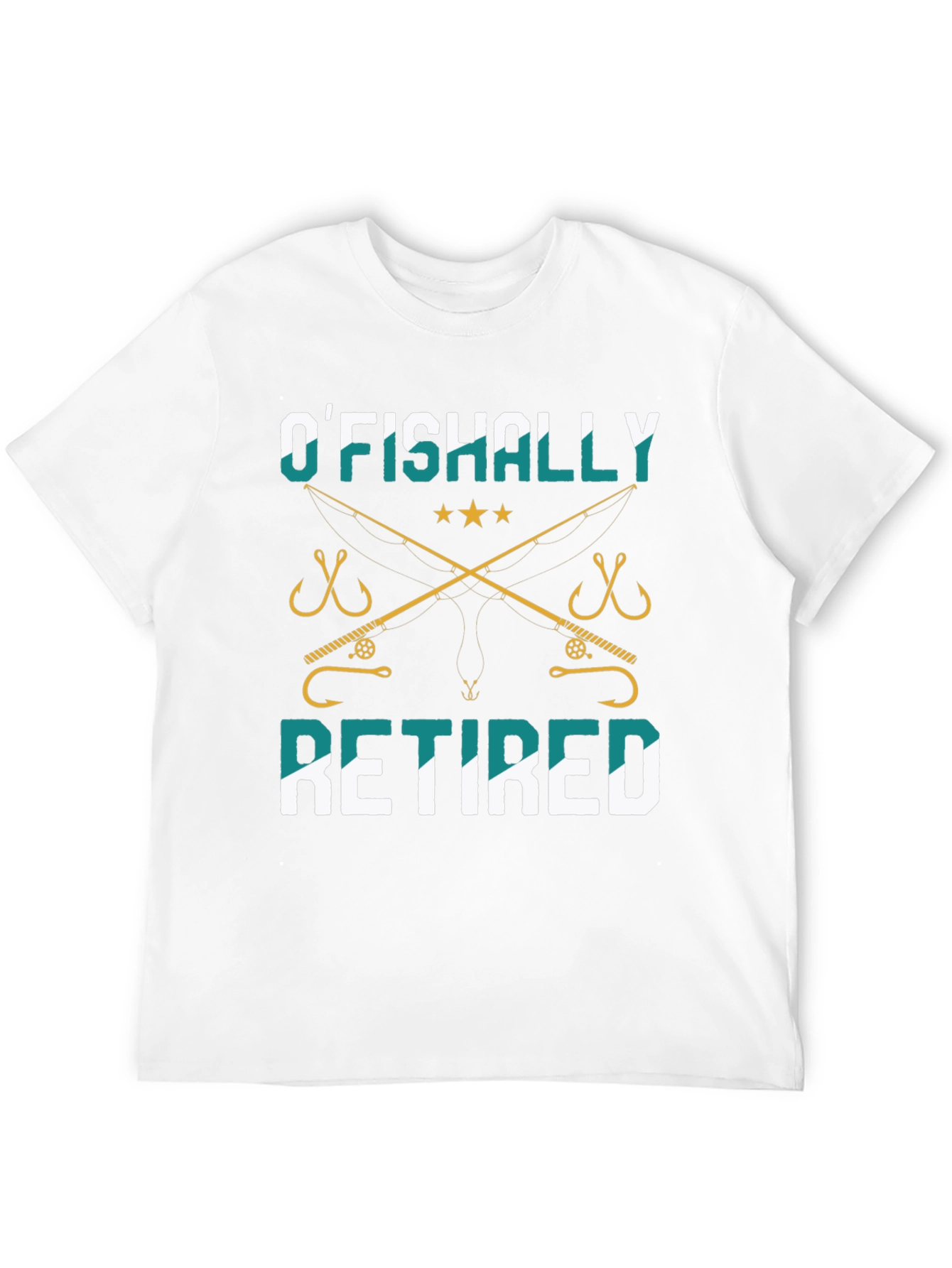OFishally Retired Fishing T-Shirt