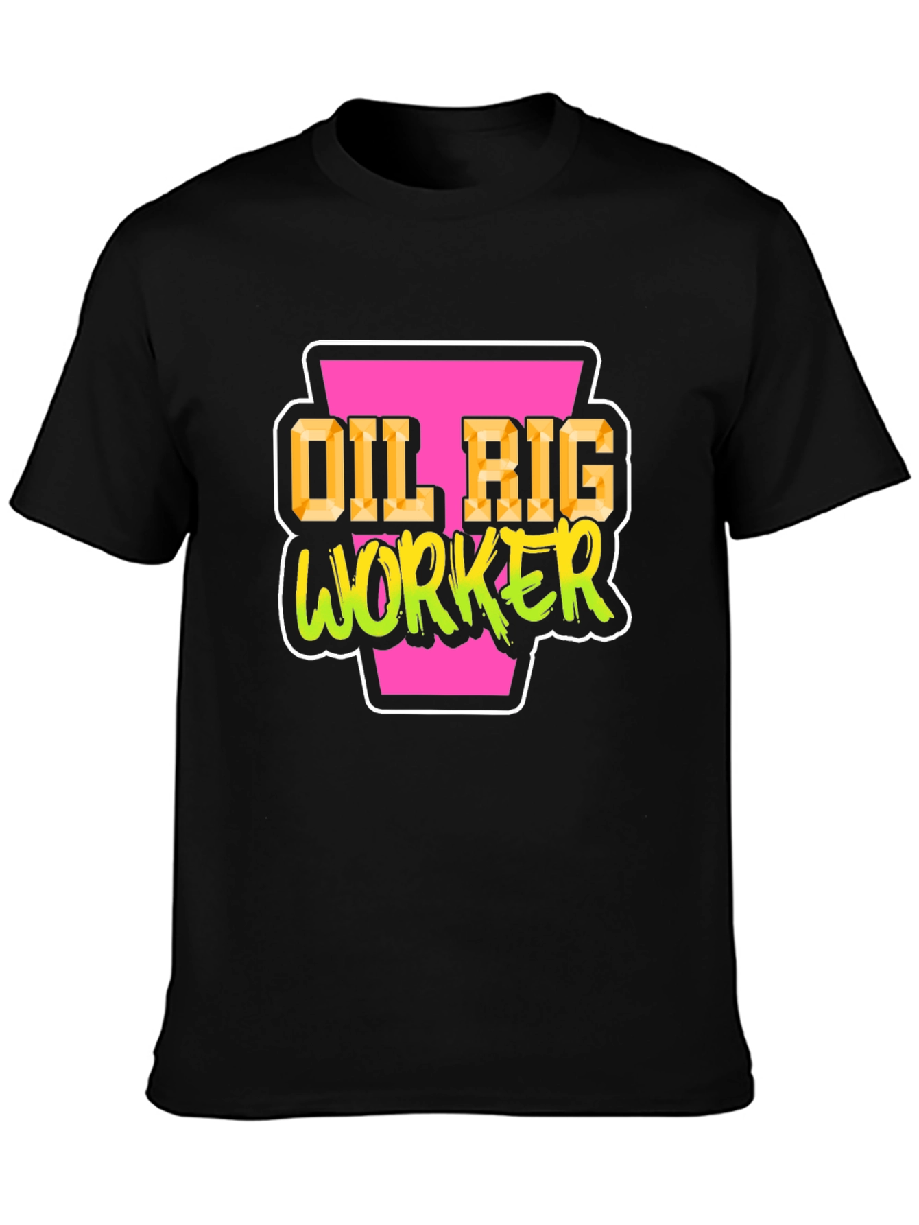 Oil Rig Worker Graphic Tee