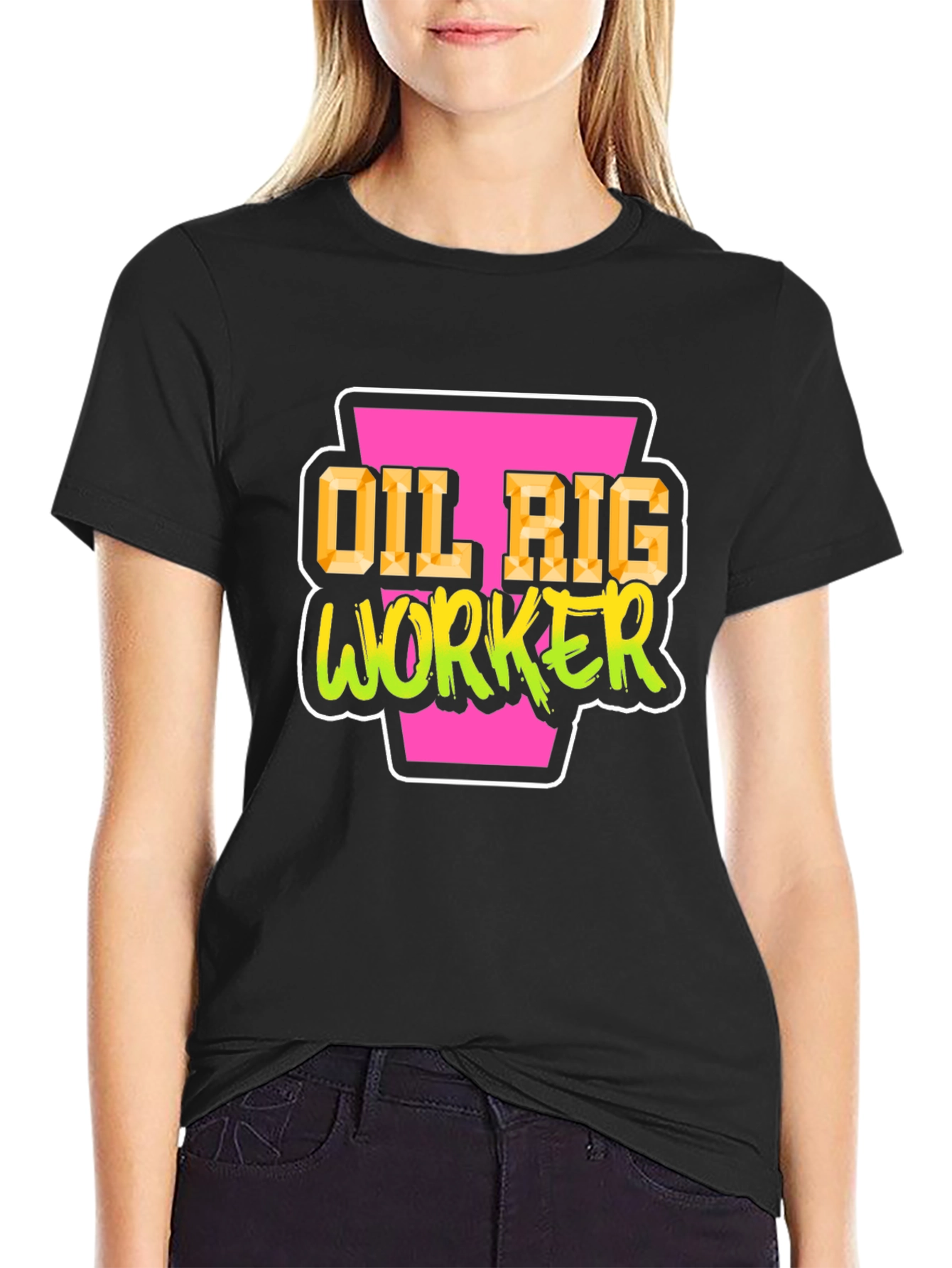 Oil Rig Worker Graphic Tee