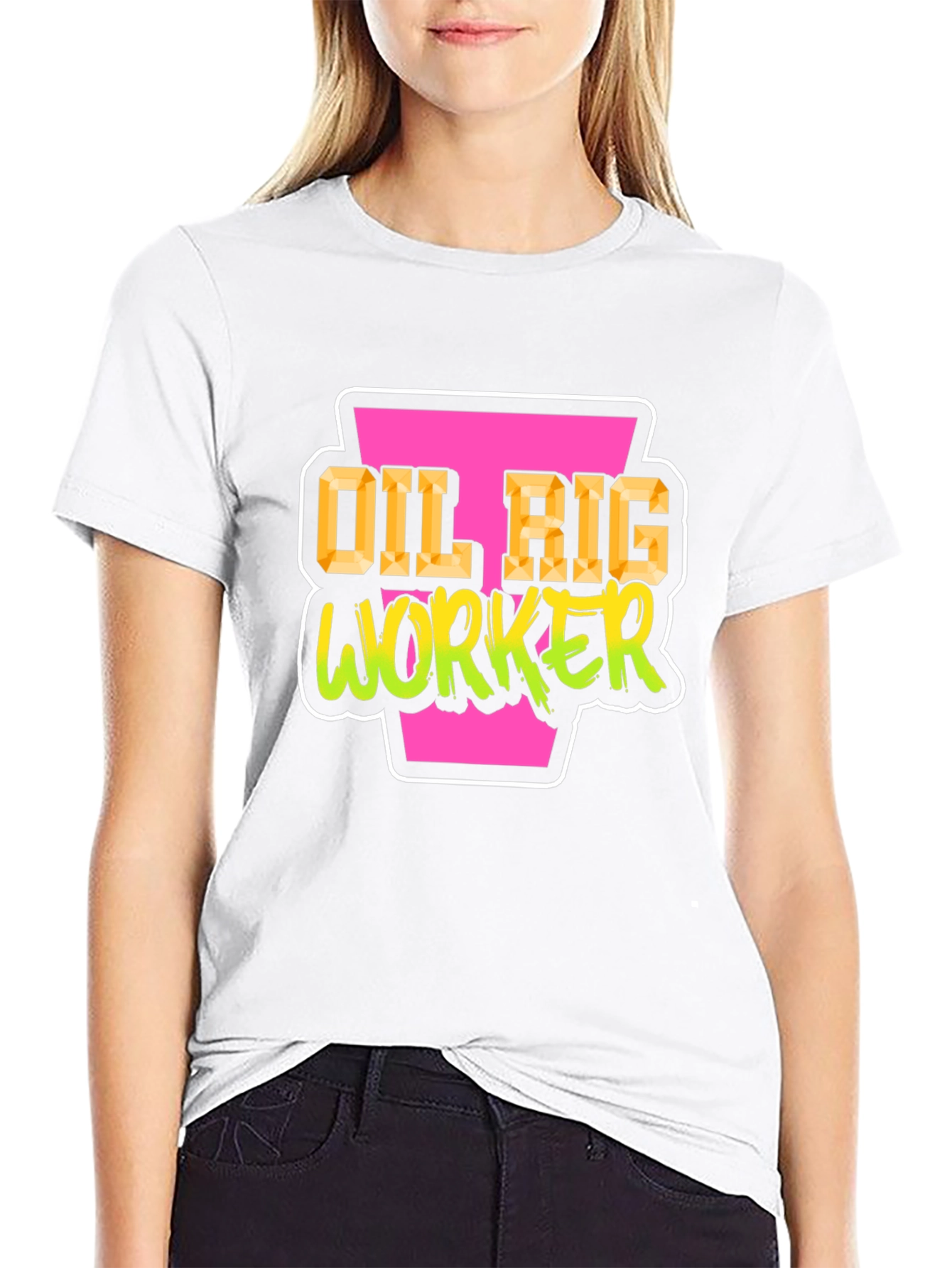 Oil Rig Worker Graphic Tee