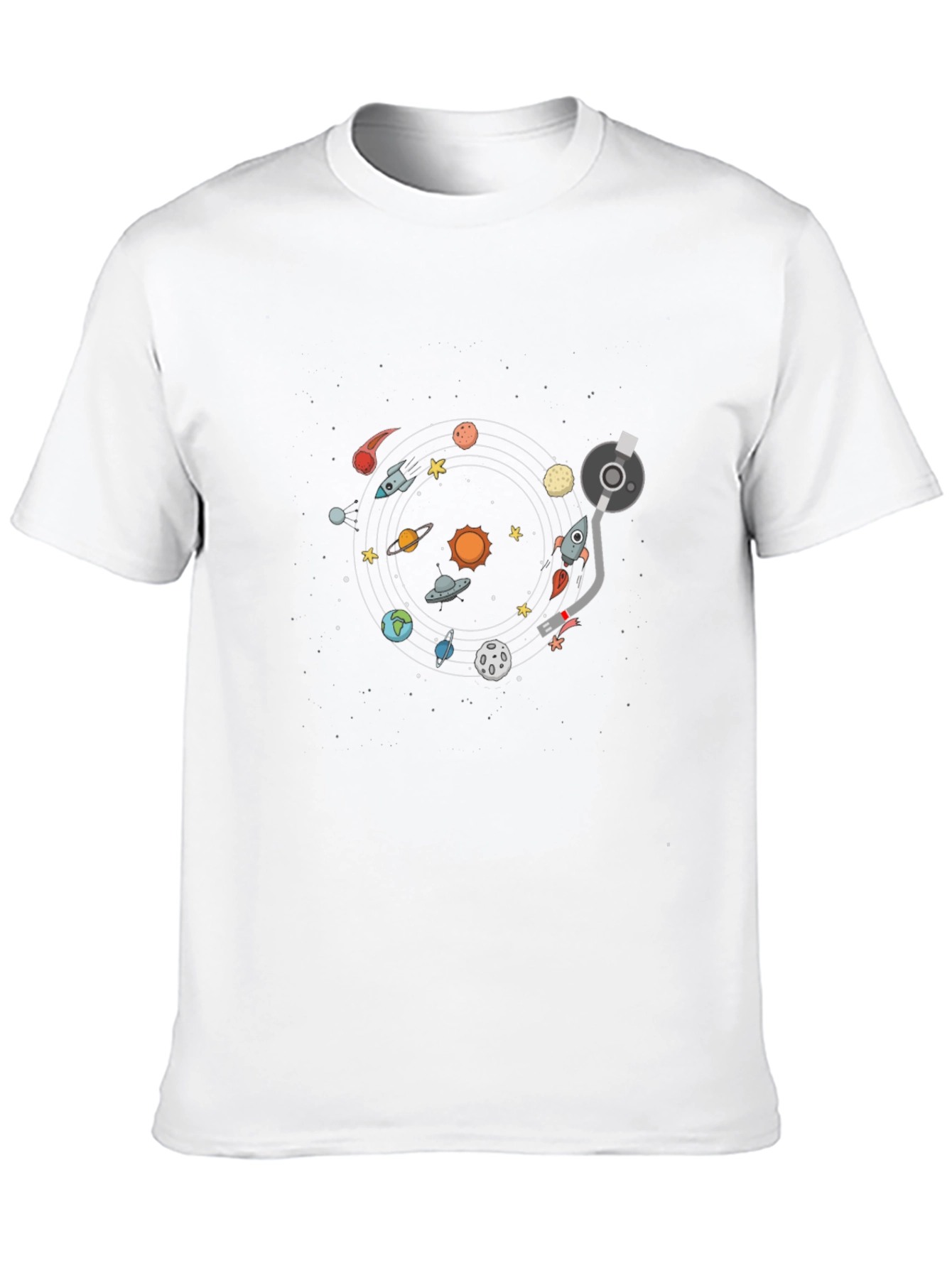 Space Turntable Graphic Tee