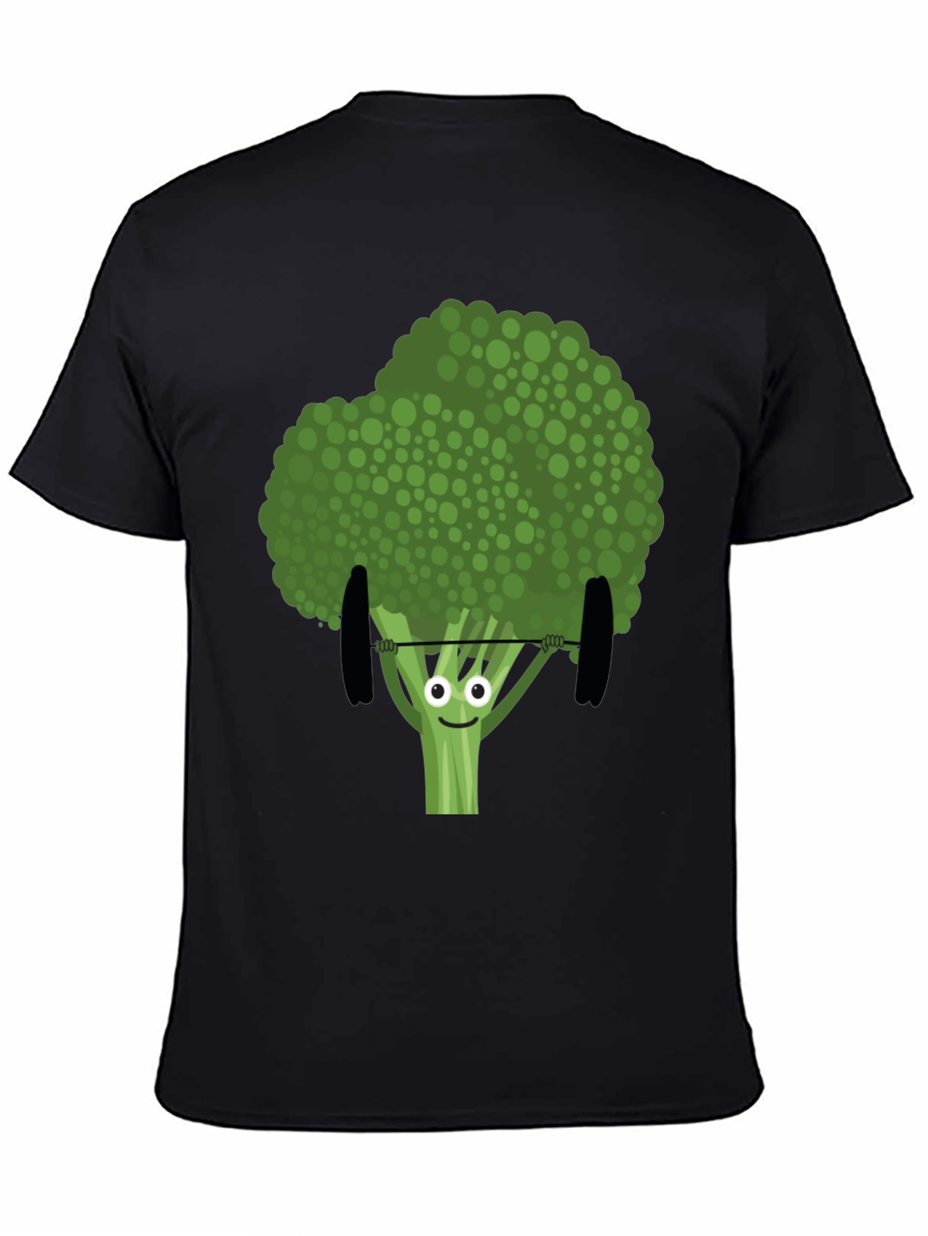 Broccoli Weightlifting Funny Graphic Tee