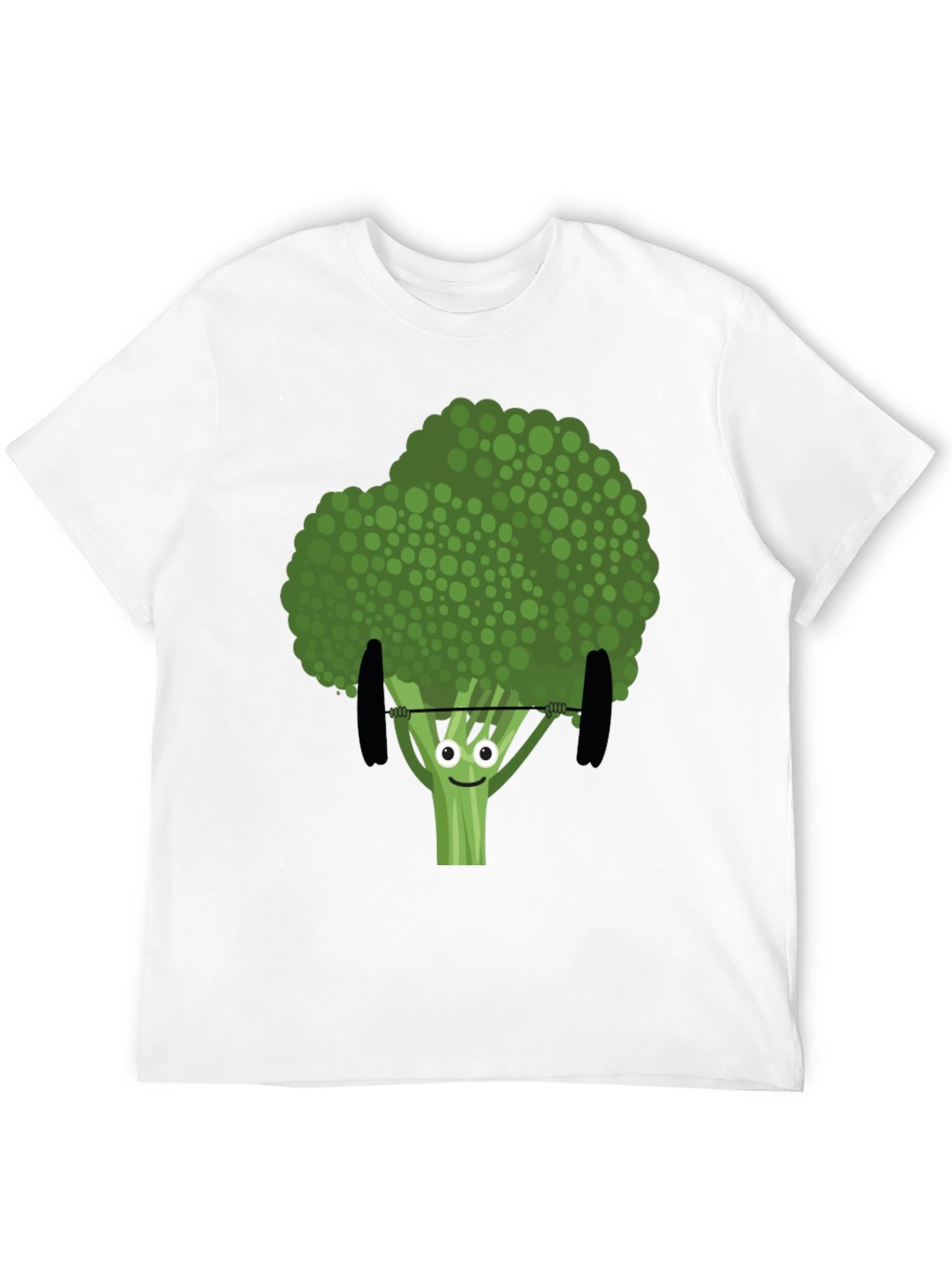 Broccoli Weightlifting Funny Graphic Tee