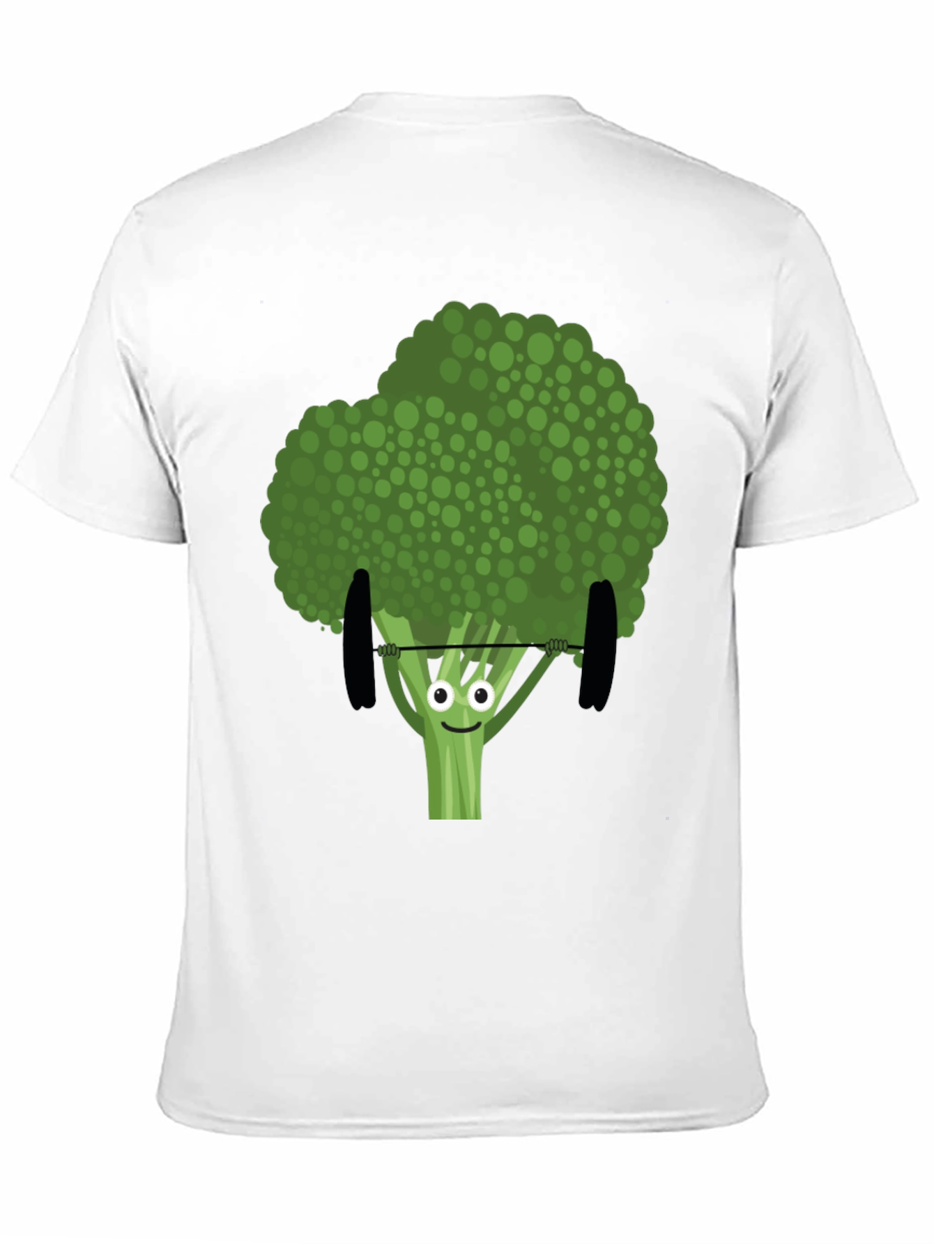 Broccoli Weightlifting Funny Graphic Tee