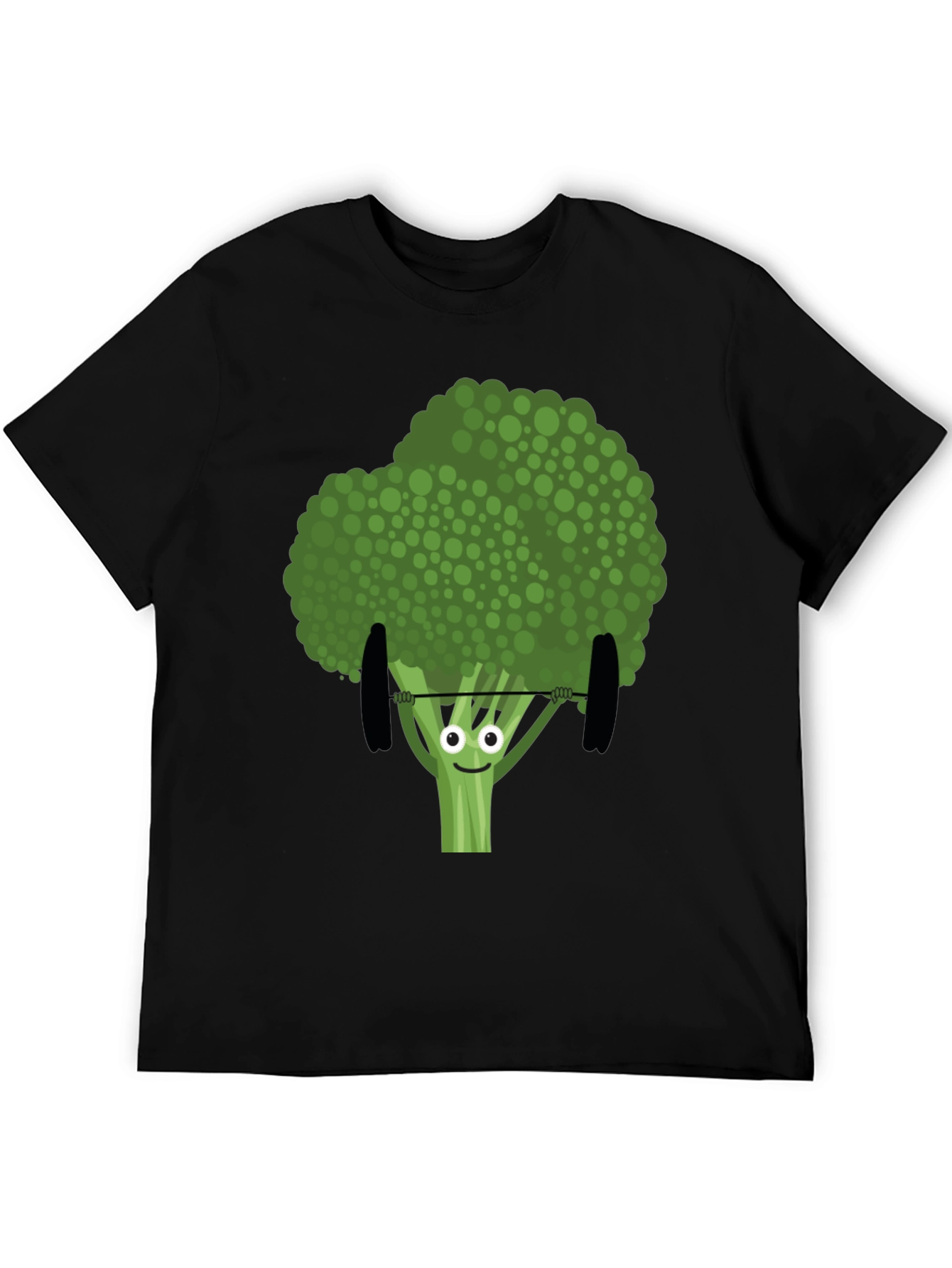 Broccoli Weightlifting Funny Graphic Tee