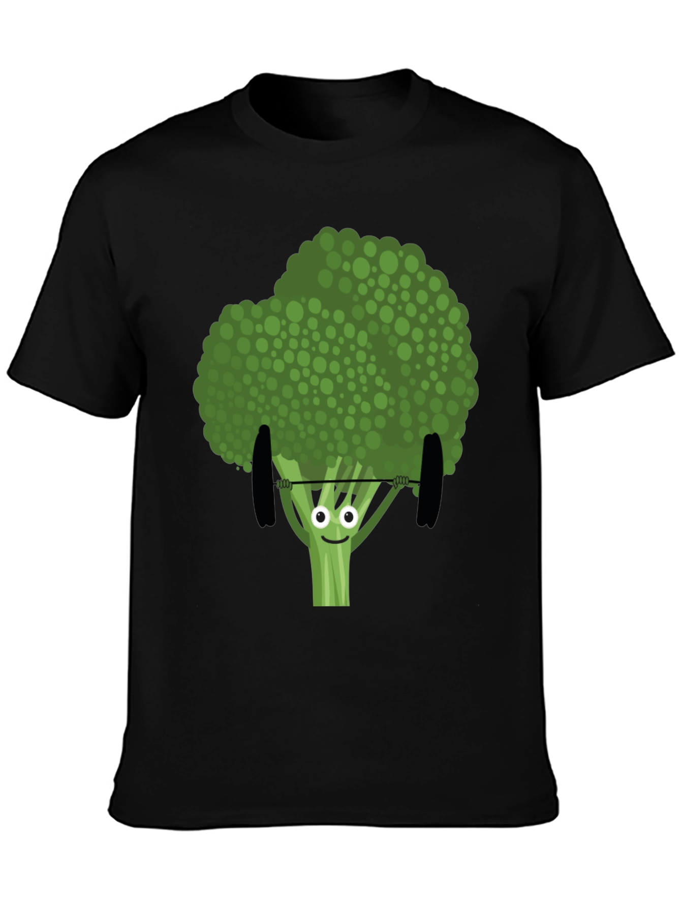 Broccoli Weightlifting Funny Graphic Tee