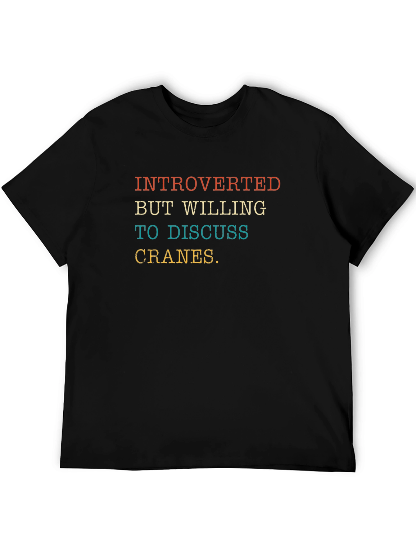 Introverted Crane Enthusiast T-Shirt