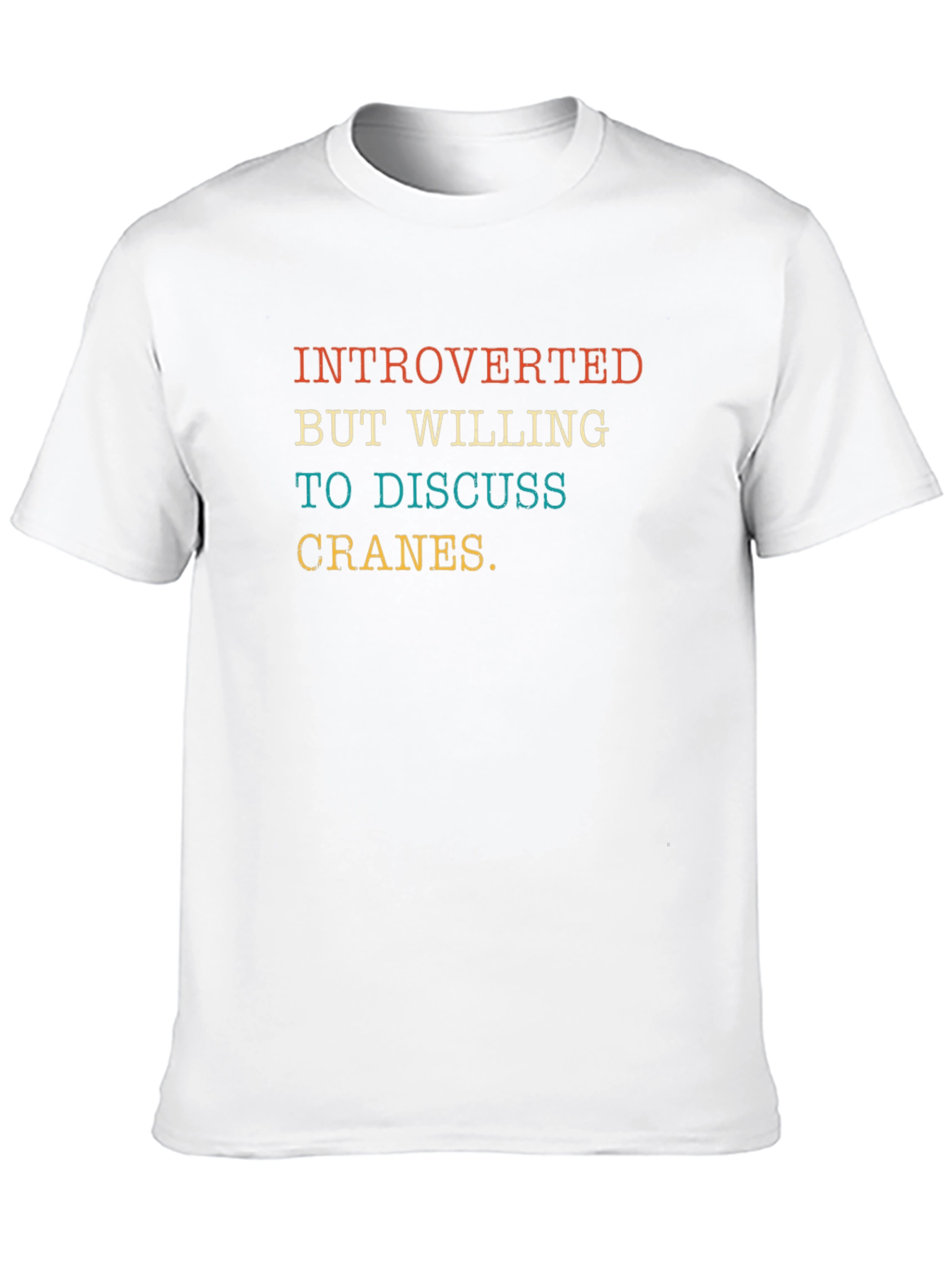 Introverted Crane Enthusiast T-Shirt