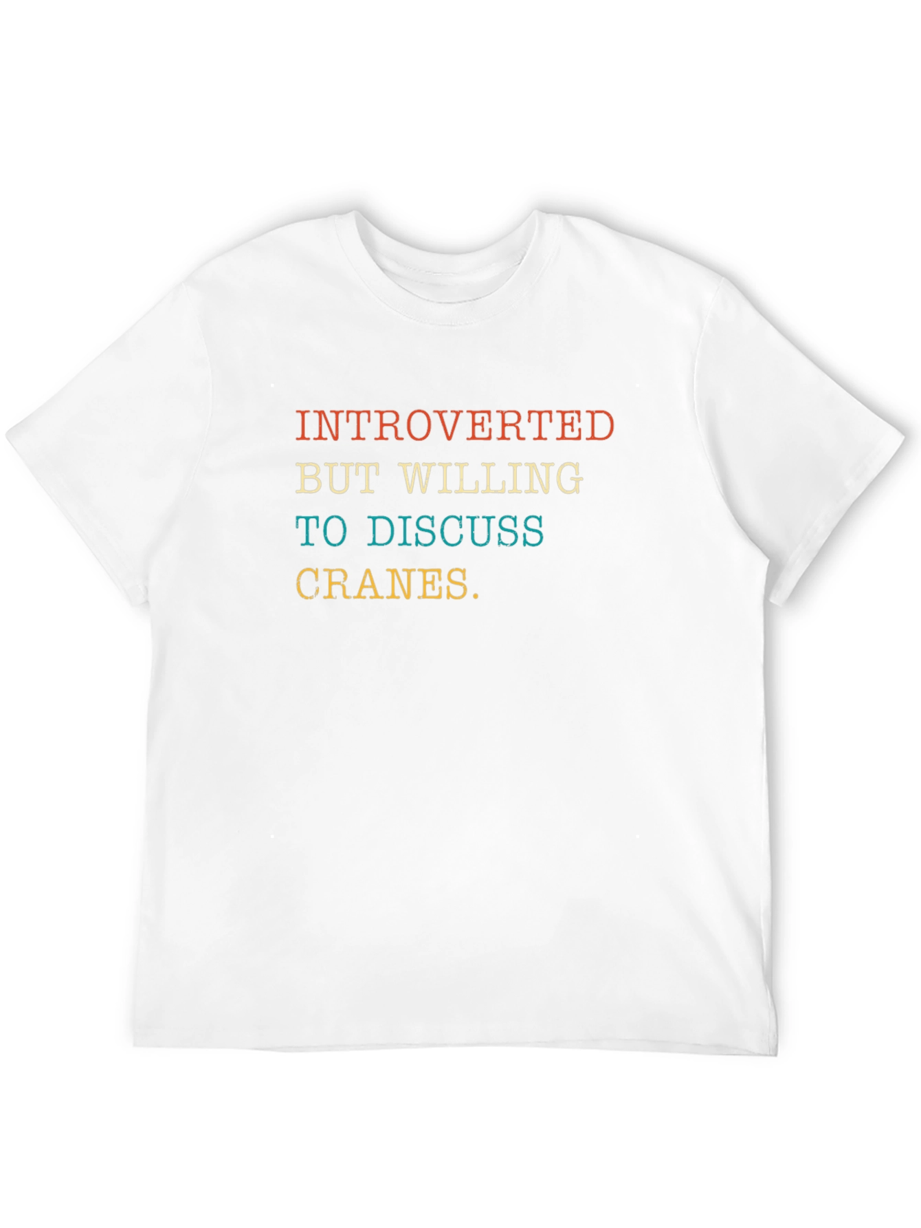 Introverted Crane Enthusiast T-Shirt