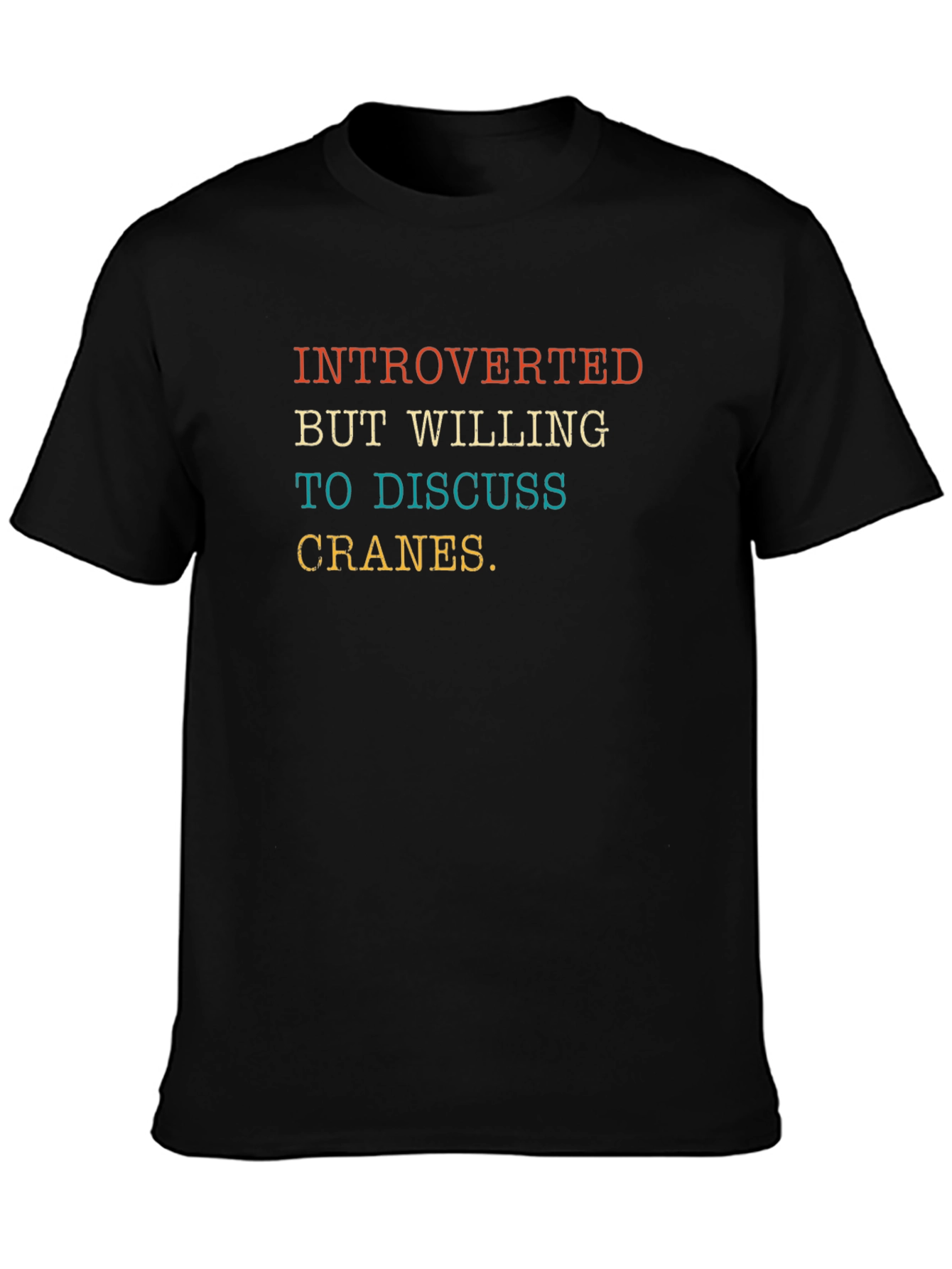 Introverted Crane Enthusiast T-Shirt