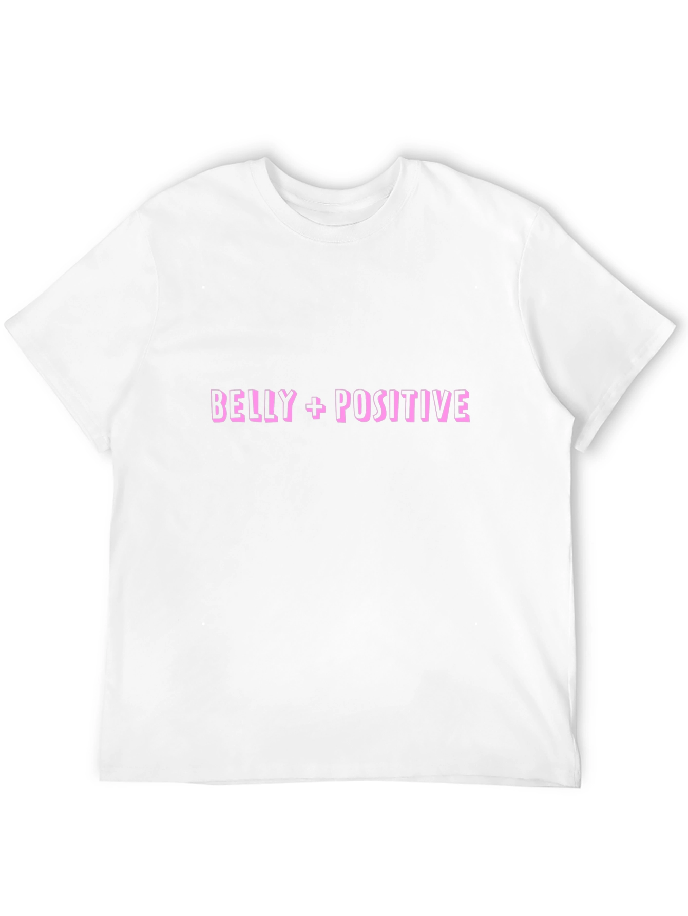 Belly Positive Graphic Tee - Black T-Shirt