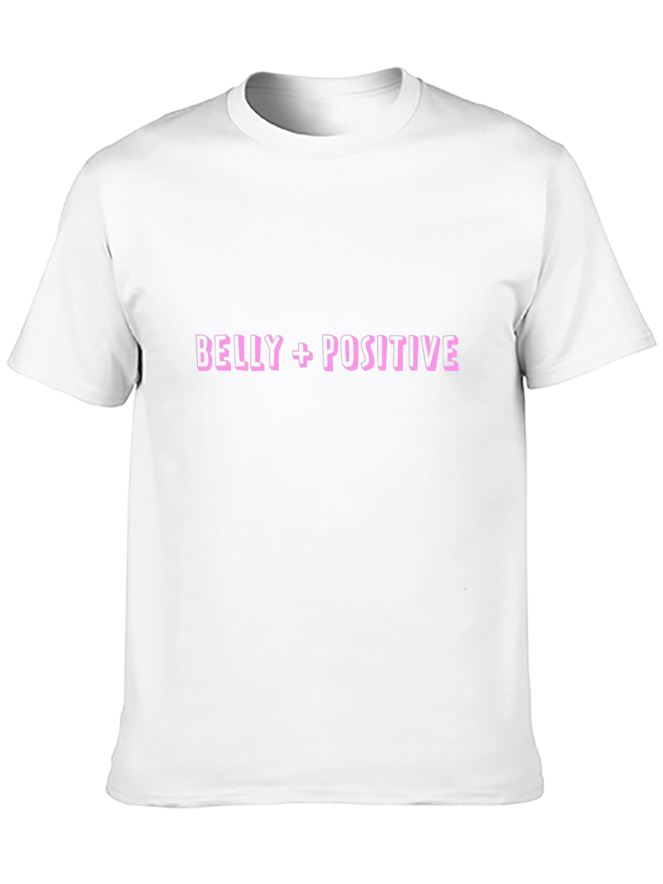 Belly Positive Graphic Tee - Black T-Shirt