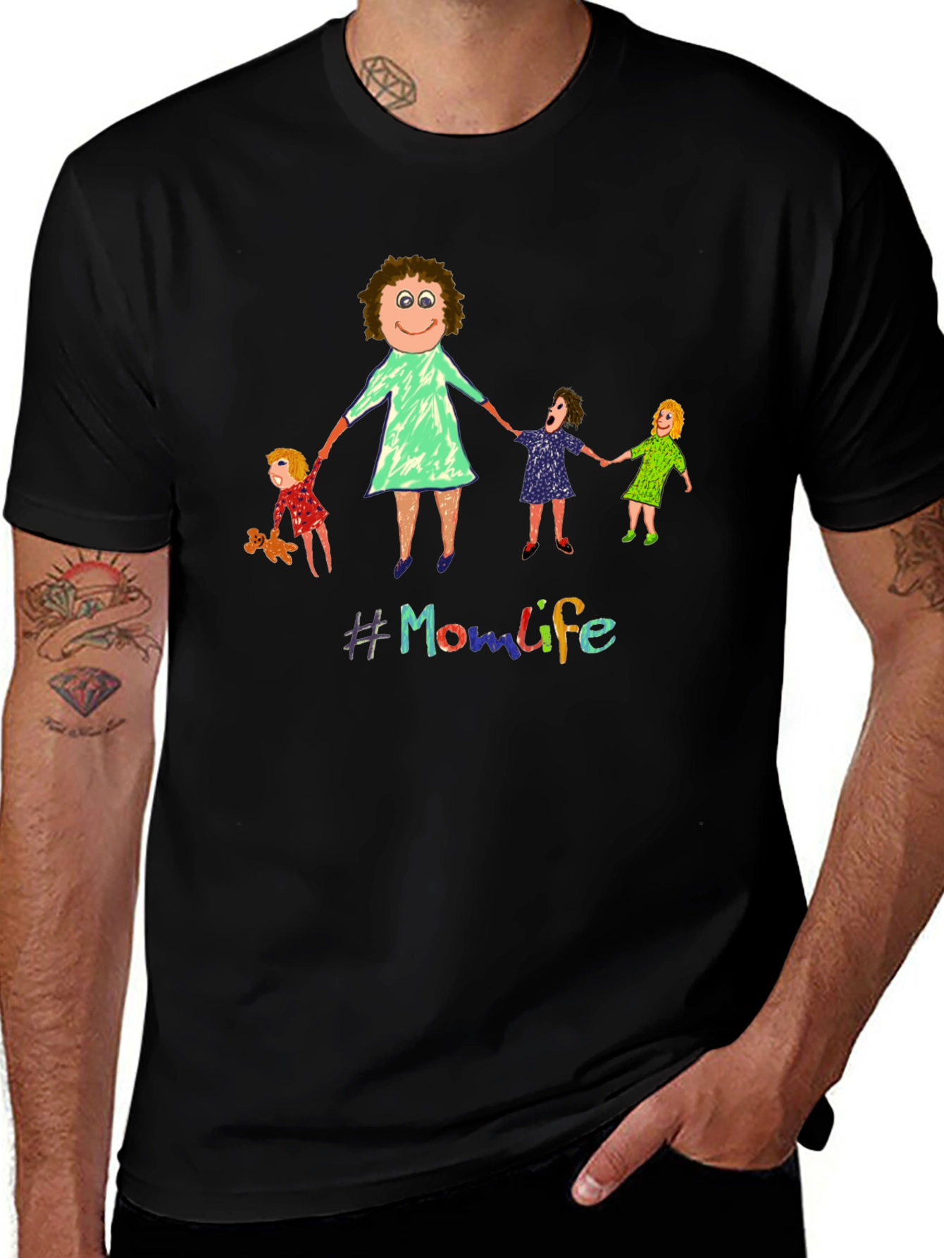 Mom Life Graphic Tee - Cute Casual Black Shirt