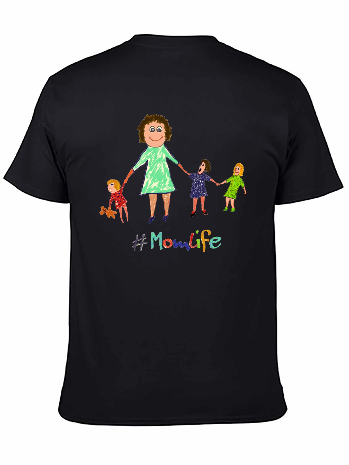 Mom Life Graphic Tee - Cute Casual Black Shirt