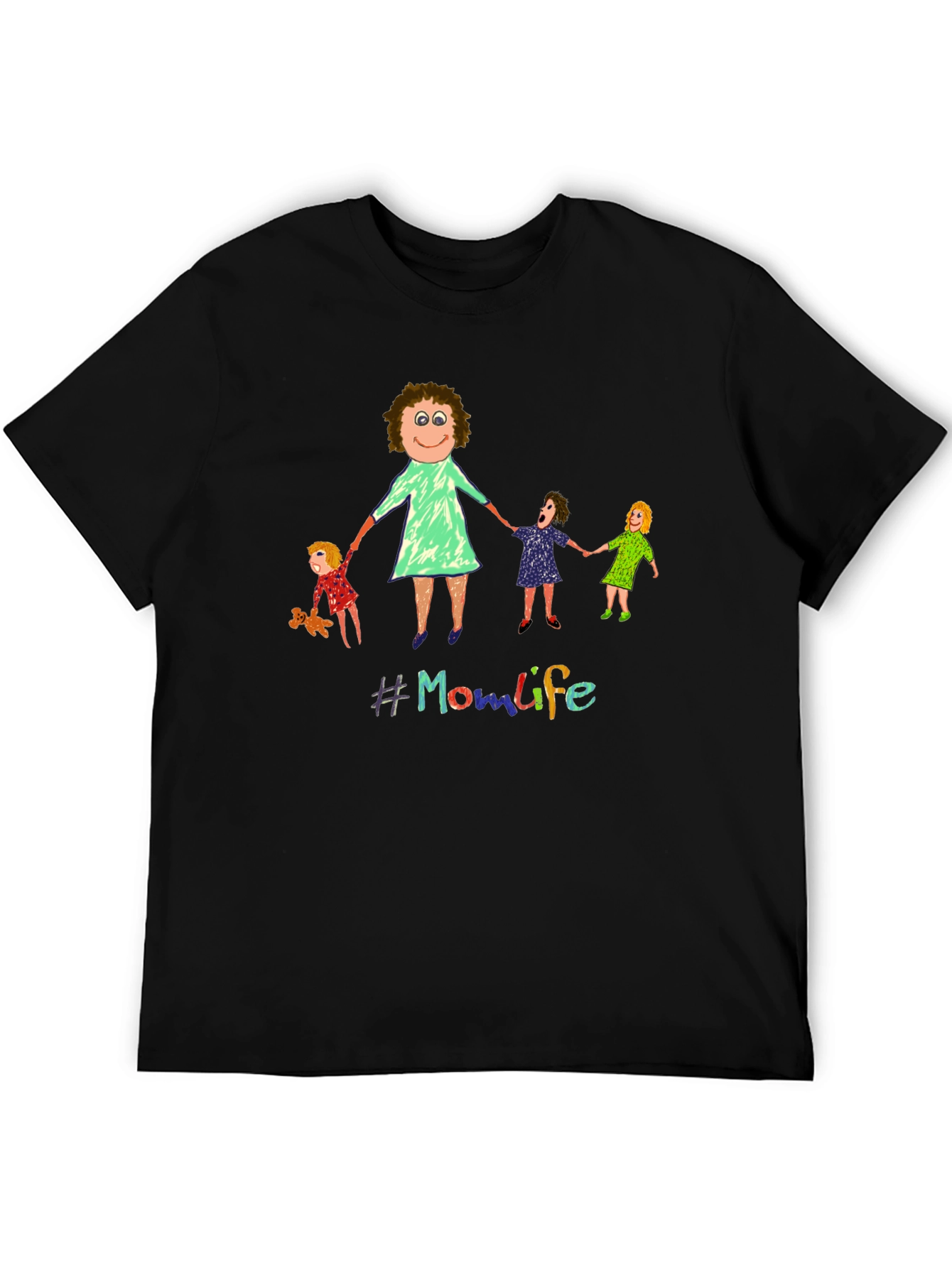 Mom Life Graphic Tee - Cute Casual Black Shirt