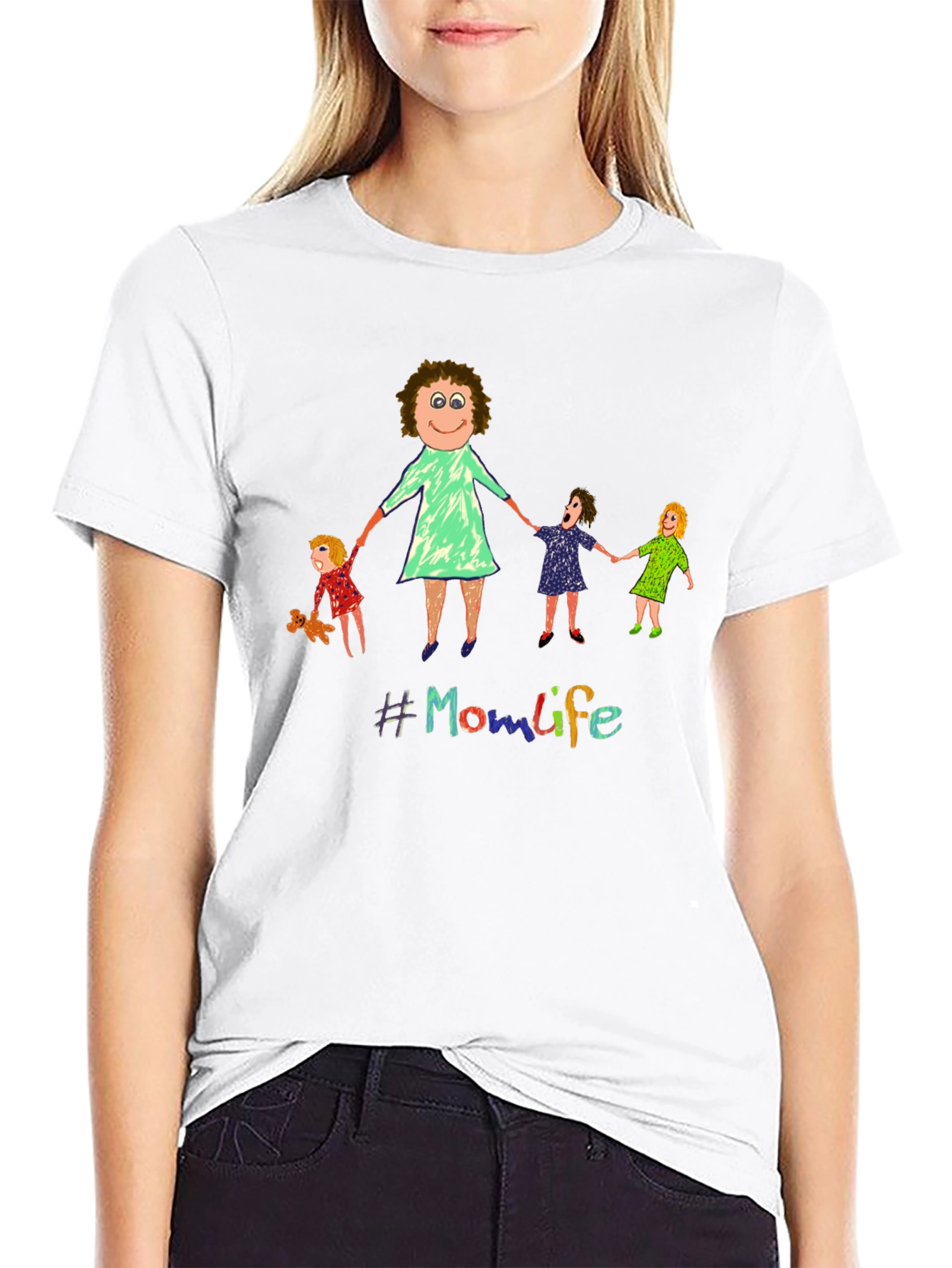 Mom Life Graphic Tee - Cute Casual Black Shirt