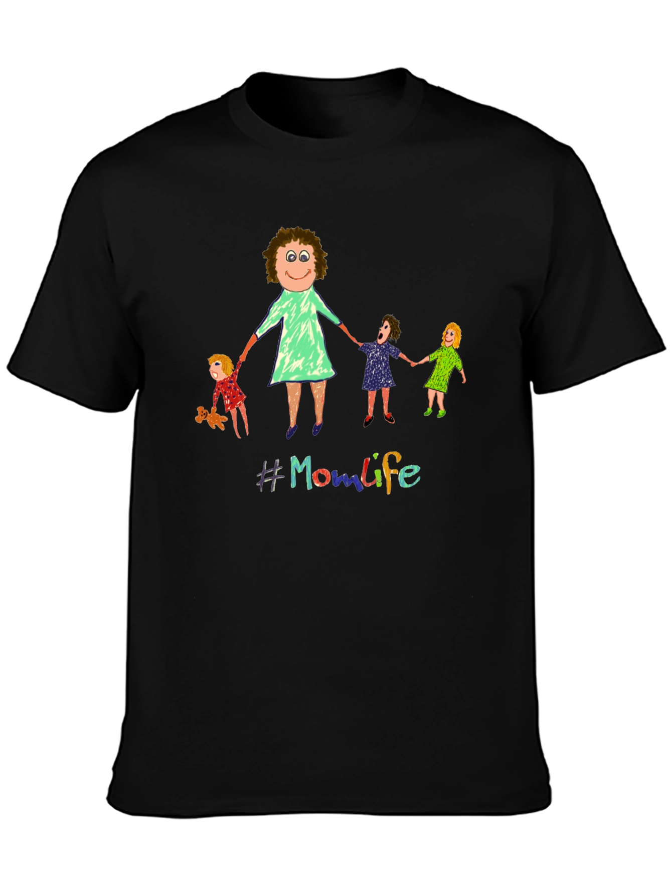 Mom Life Graphic Tee - Cute Casual Black Shirt
