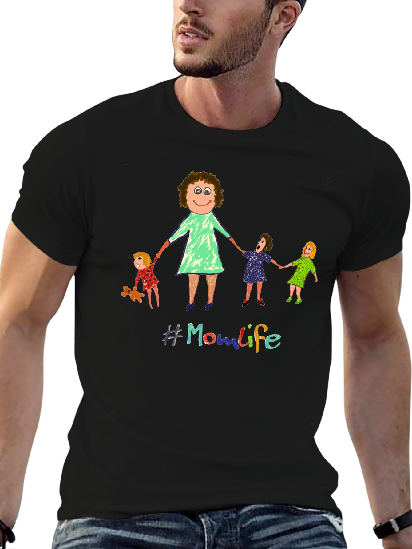 Mom Life Graphic Tee - Cute Casual Black Shirt