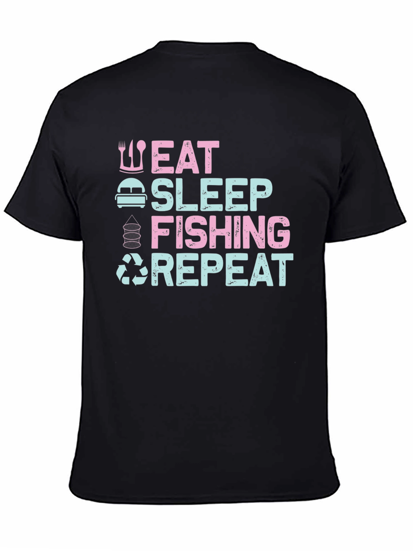 Eat Sleep Fishing Repeat T-Shirt