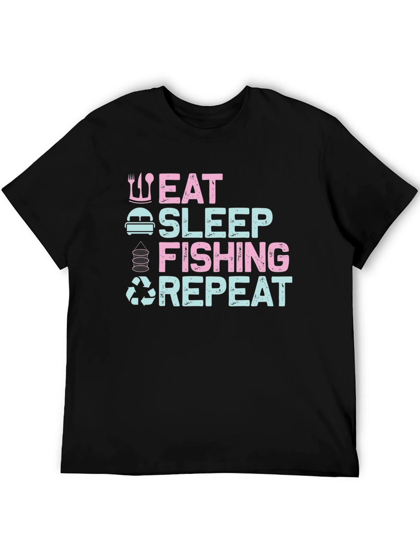 Eat Sleep Fishing Repeat T-Shirt