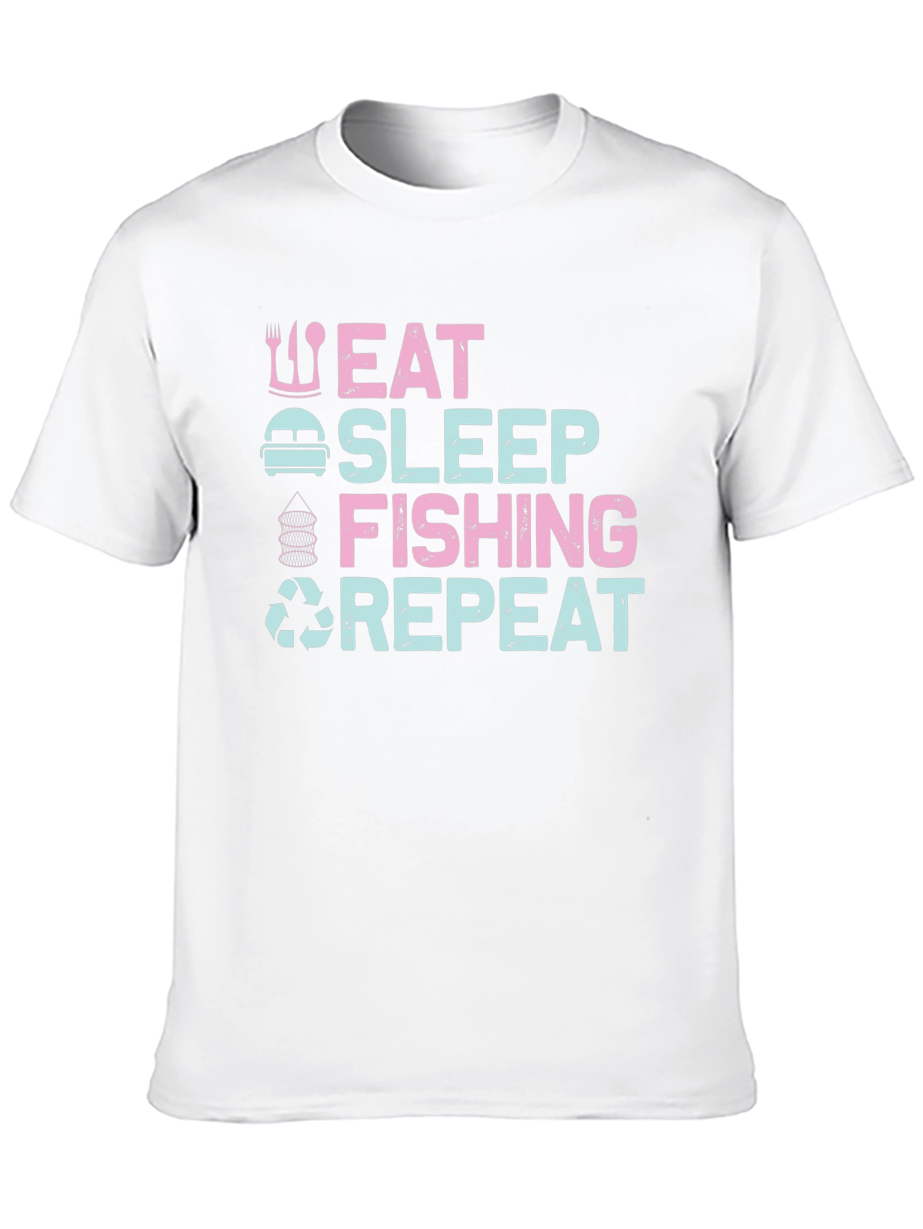 Eat Sleep Fishing Repeat T-Shirt