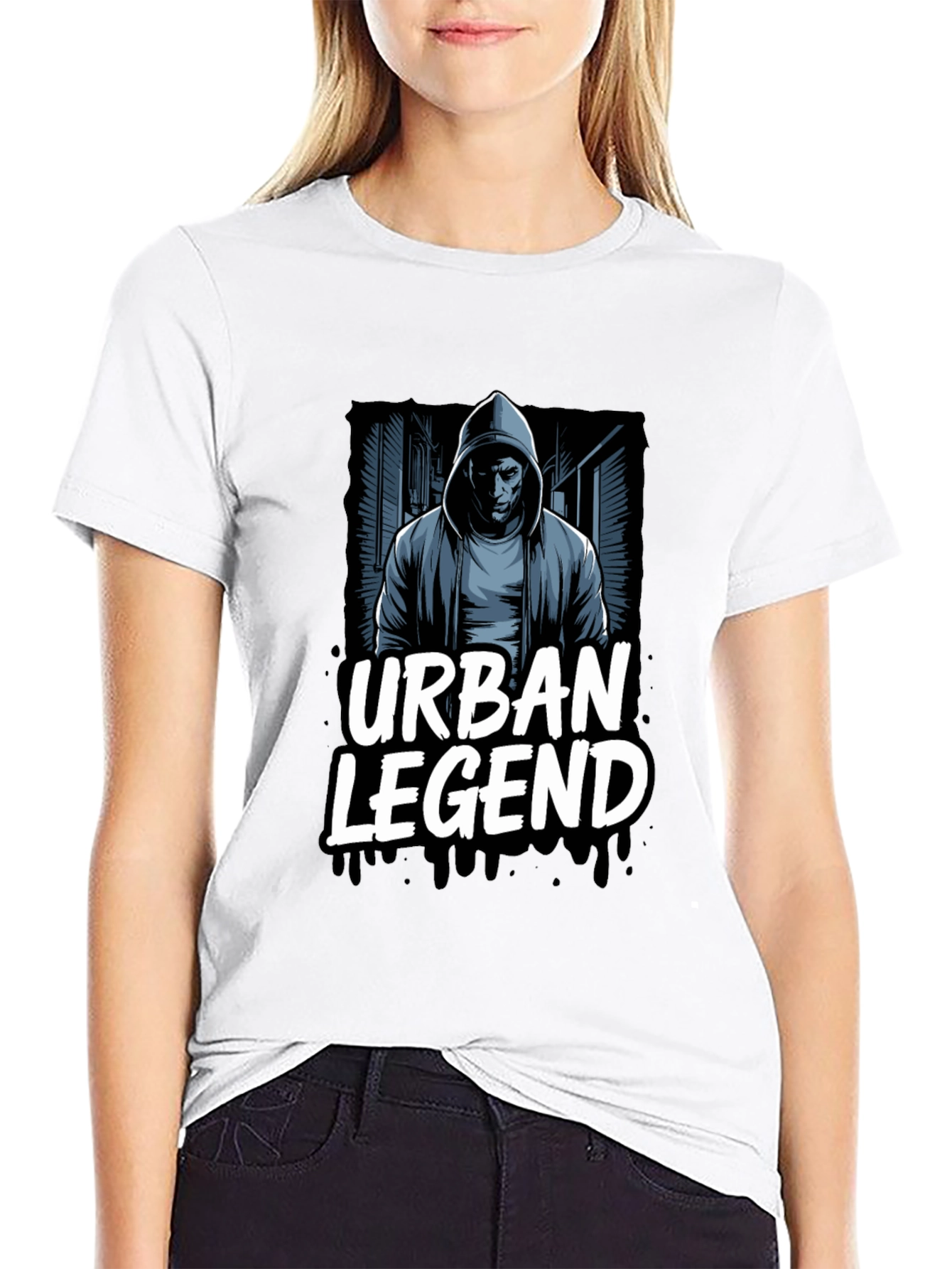 Urban Legend Graphic T-Shirt - Black