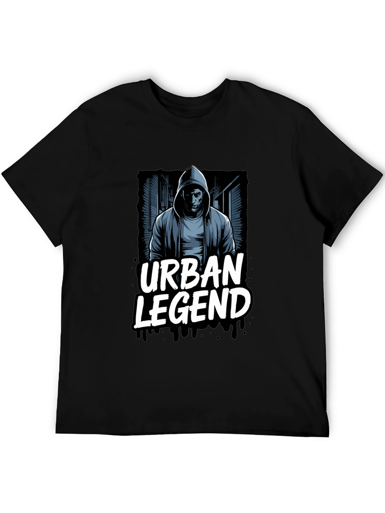 Urban Legend Graphic T-Shirt - Black