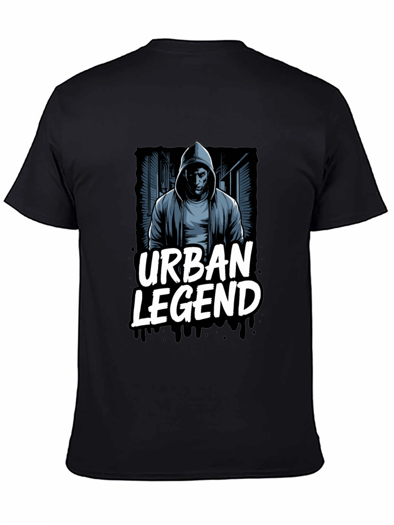 Urban Legend Graphic T-Shirt - Black
