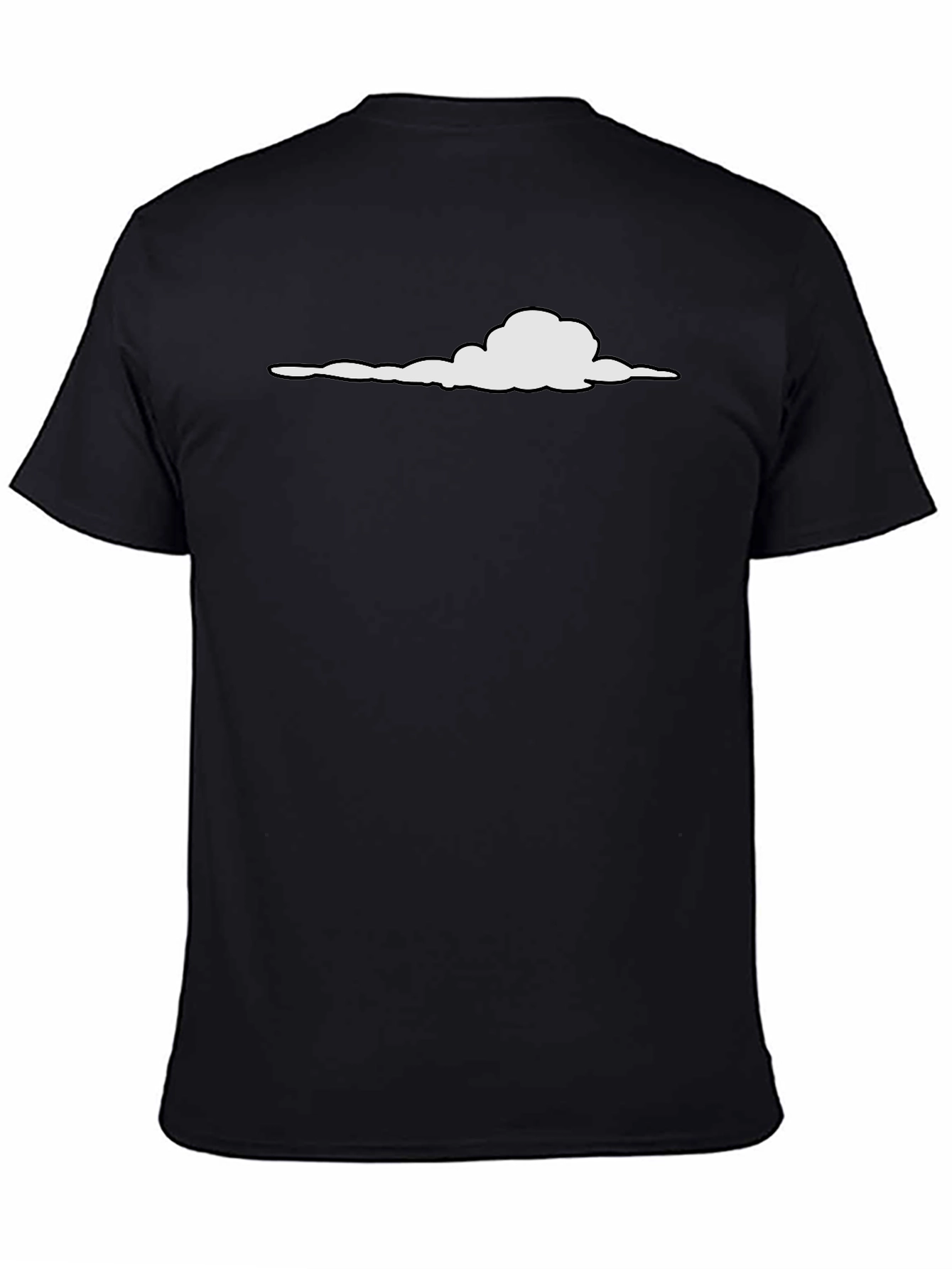 Black Cloud Graphic Tee - Casual Comfort