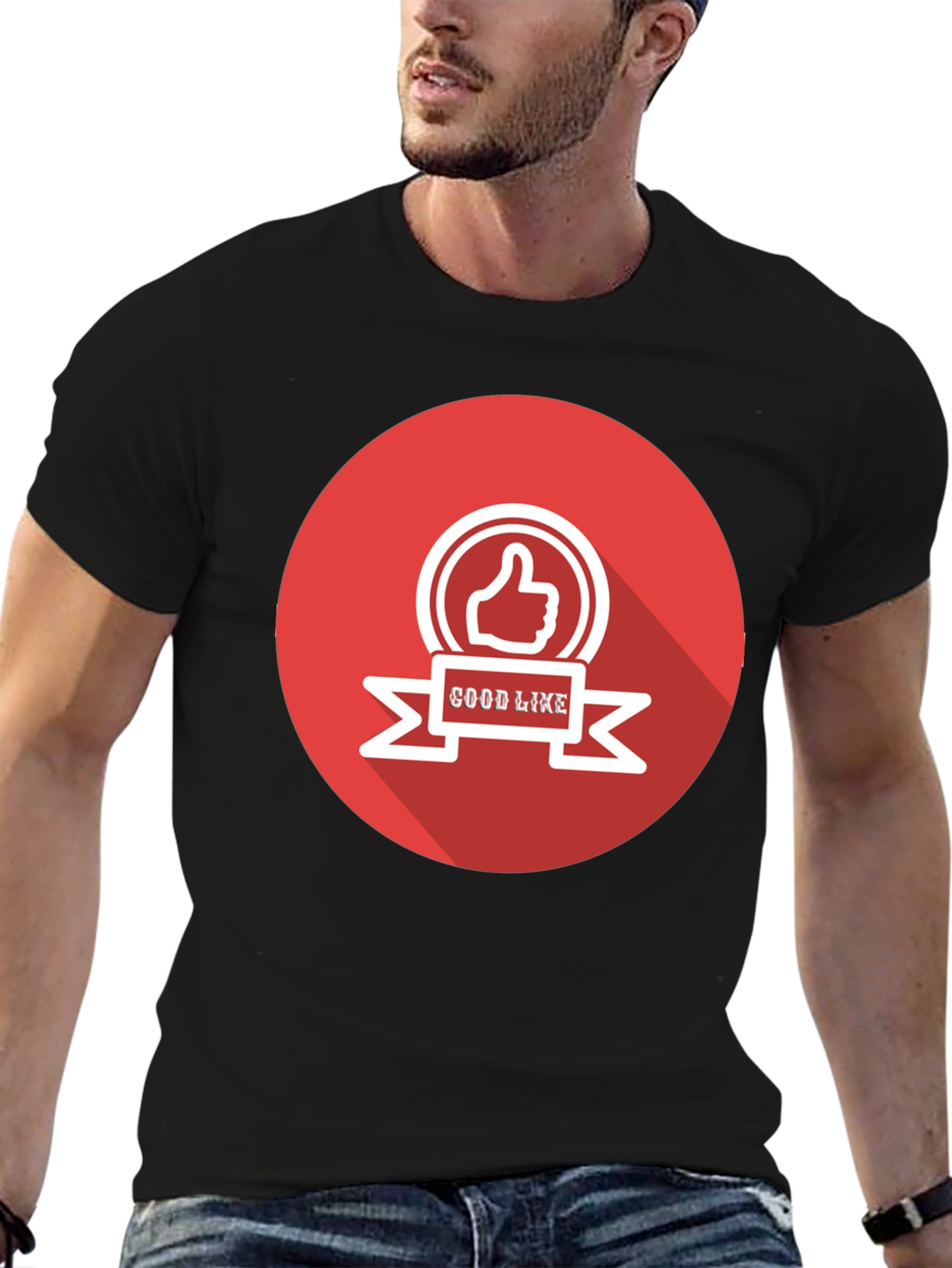Good Like Graphic Tee - Trendy Black T-Shirt