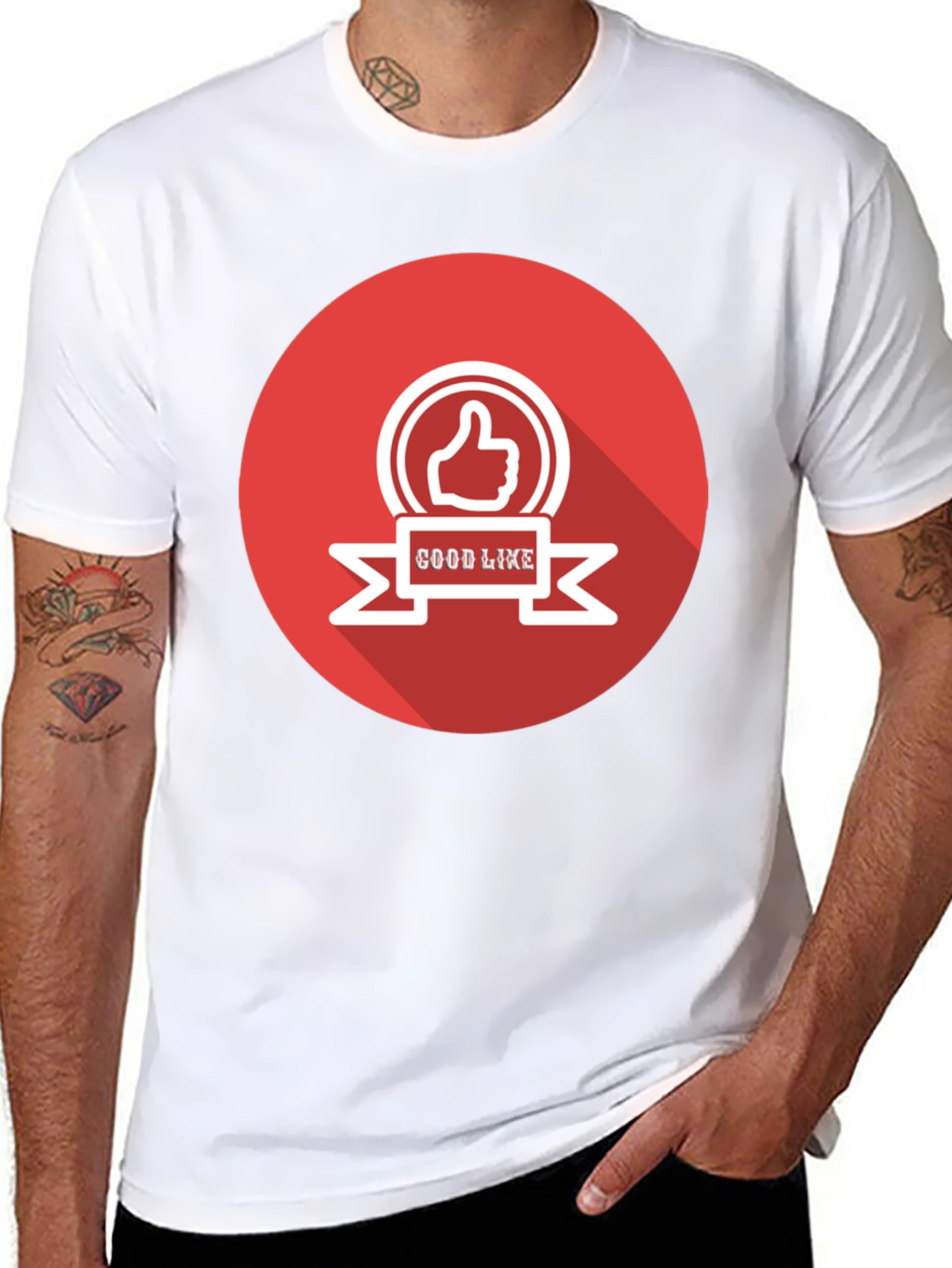 Good Like Graphic Tee - Trendy Black T-Shirt