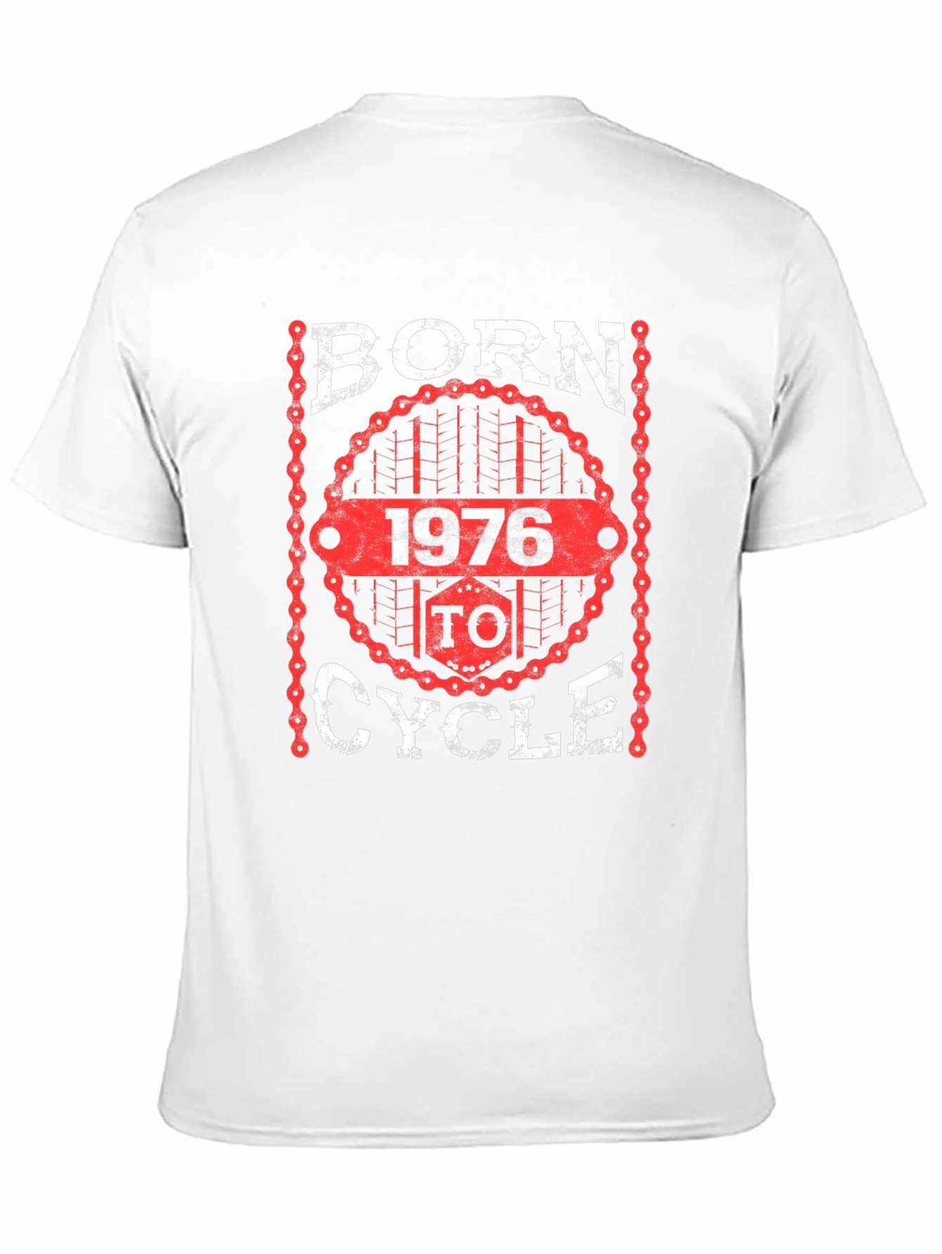 Born to Cycle 1976 Graphic T-Shirt