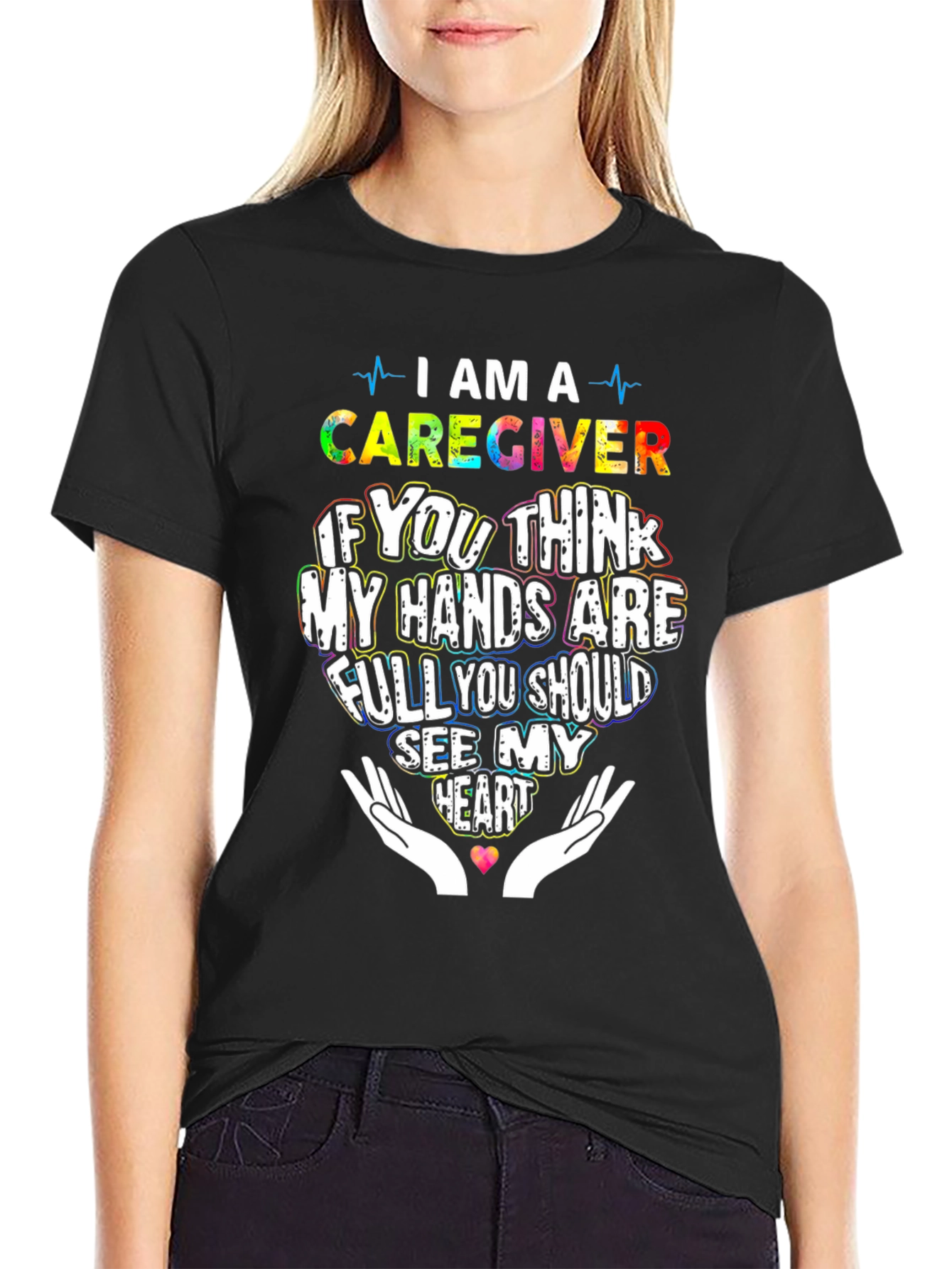 Caregiver Heart T-Shirt