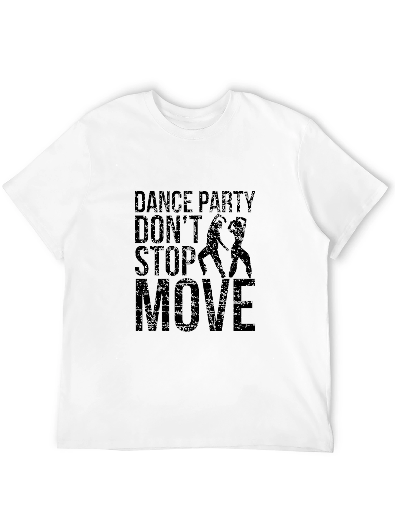 Dance Party Graphic T-Shirt - Black